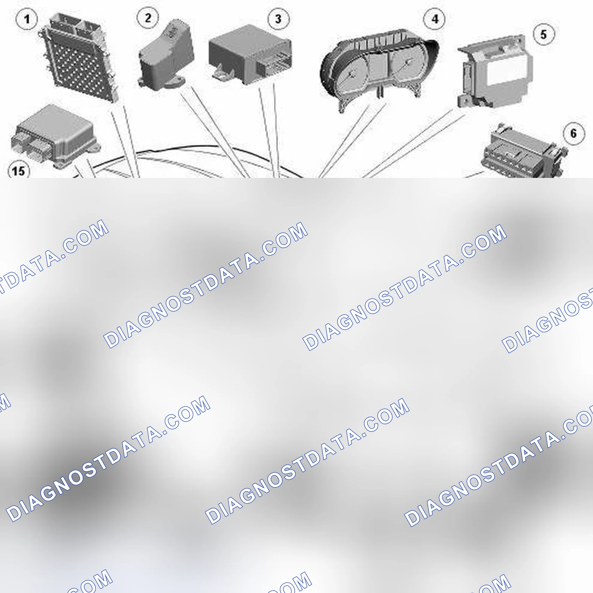 Scheme 5: COMPONENT LOCATION - HIGH SPEED CAN BUS