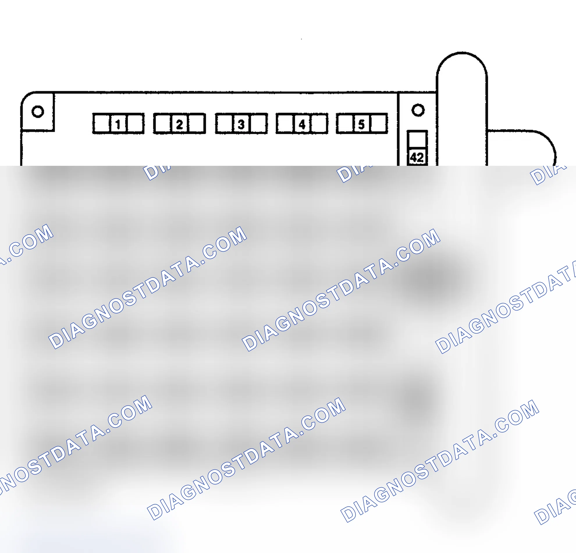 Scheme 9: INTERIOR FUSE PANEL IDENTIFICATION (E-SERIES) - 1997-99