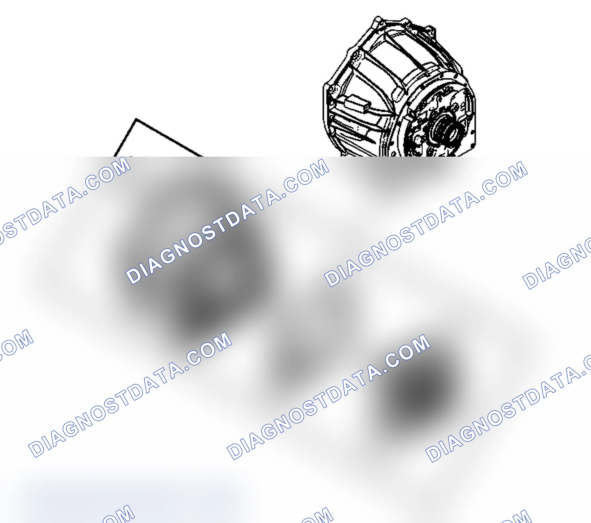 Scheme 524: Torque Converter Housing/Oil Pump Cover Assembly
