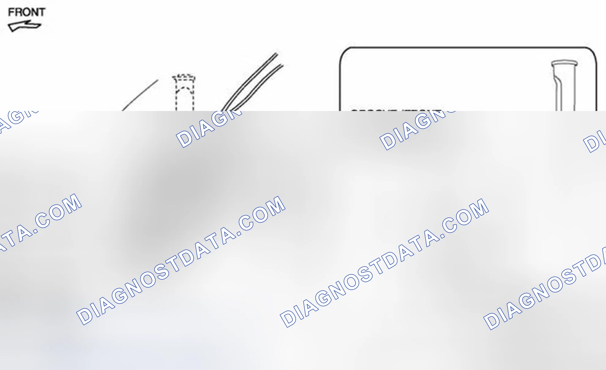 Scheme 17: Washer Hose - Vehicles With Washer Fluid-Level Sensor