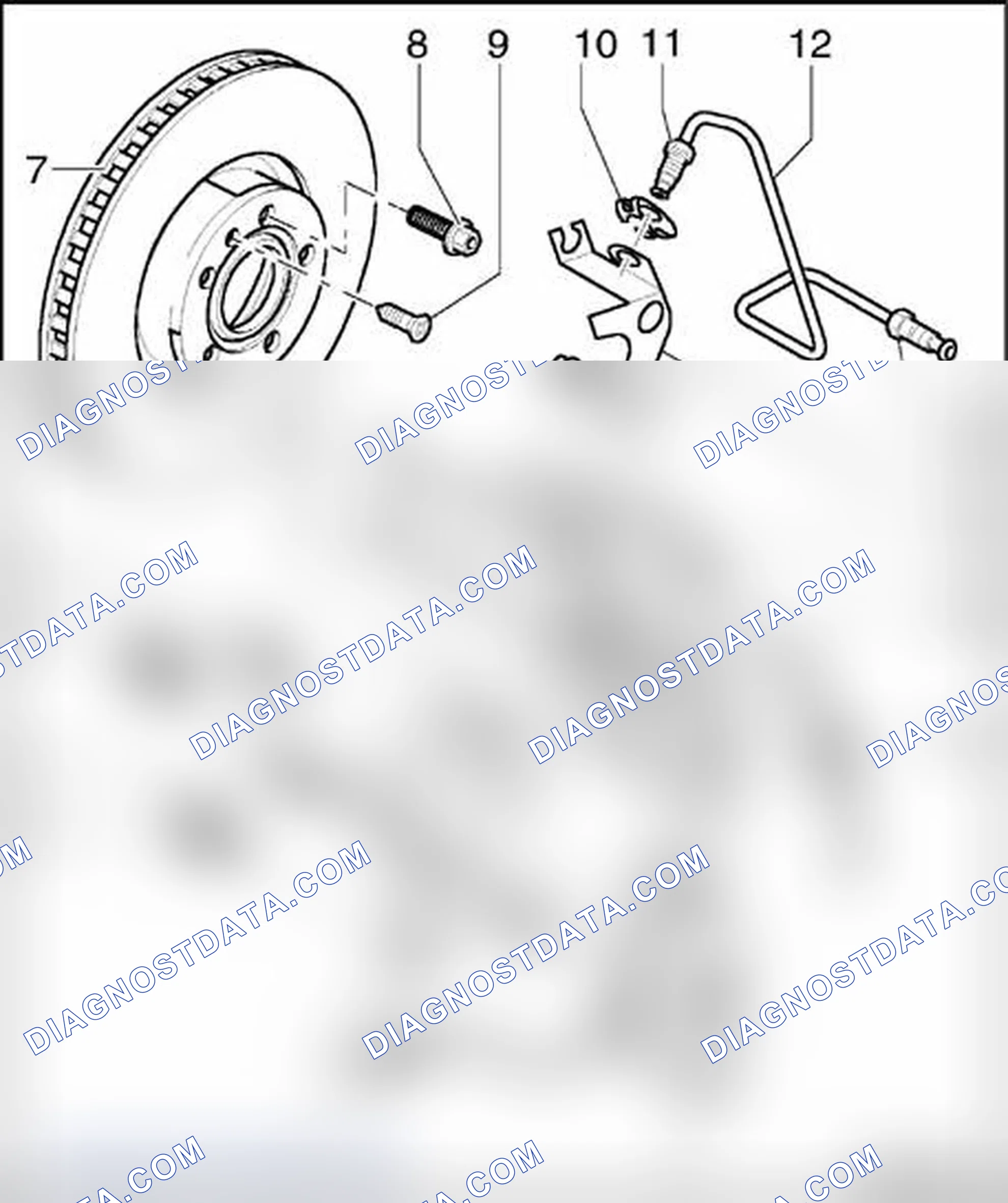 Scheme 58: Front brakes, servicing