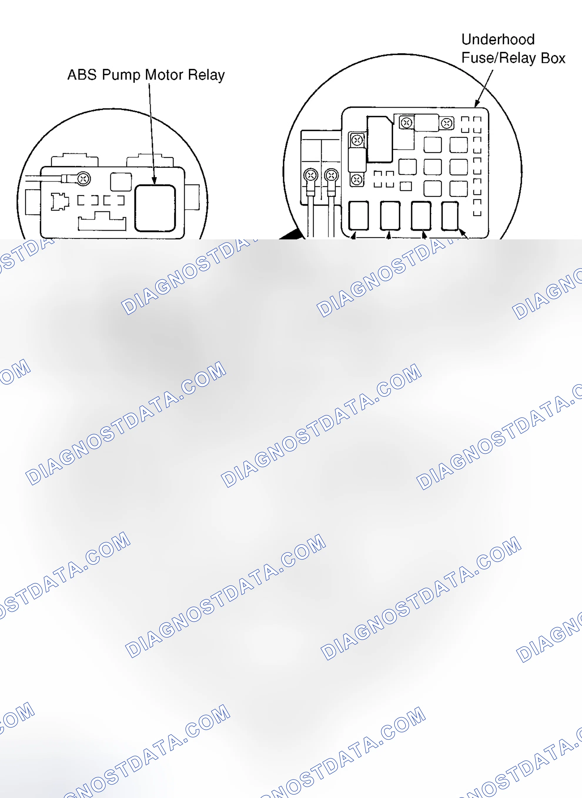 Scheme 2: Locating Underhood Fuse/Relay Box