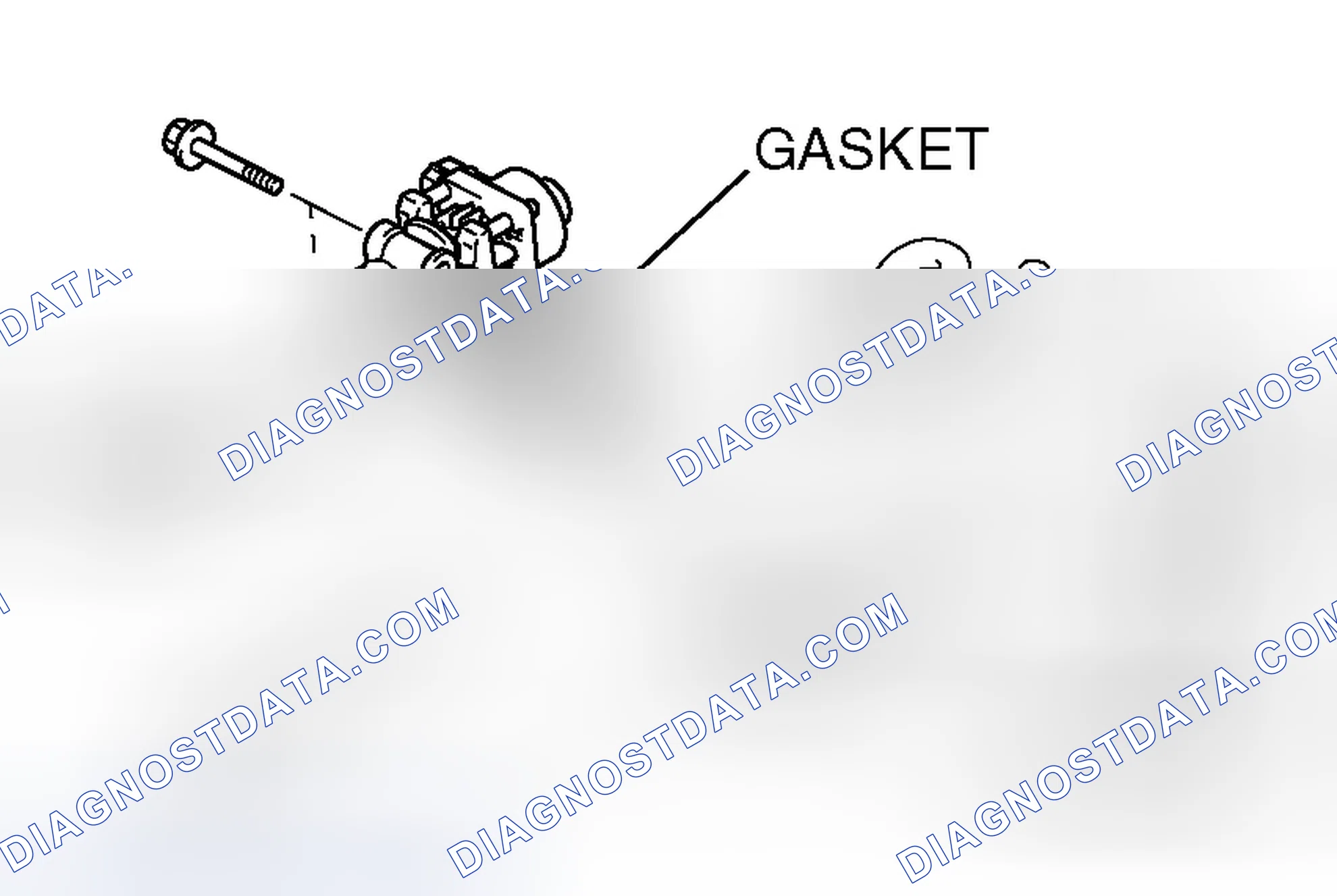 Scheme 20: >> A << EGR VALVE GASKET INSTALLATION