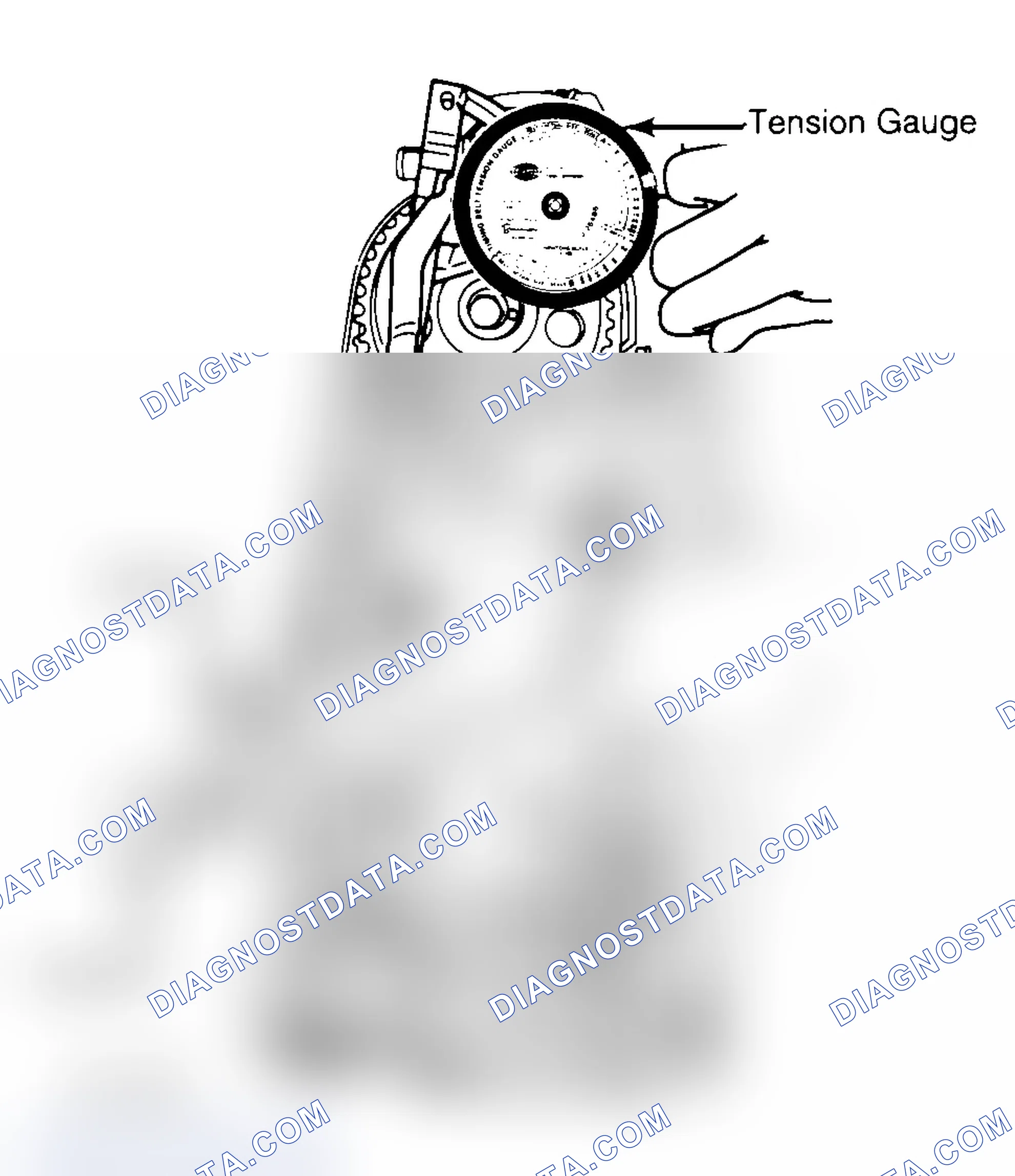 Scheme 28: Adjusting Typical Timing Belt Tension