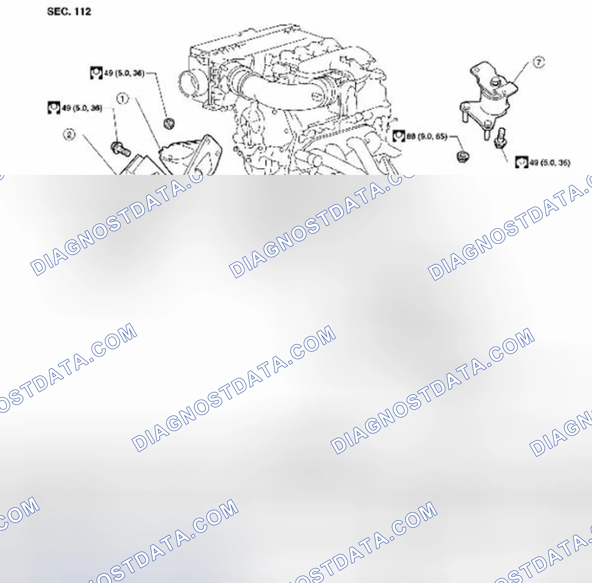 Scheme 99: Engine Assembly: Exploded View