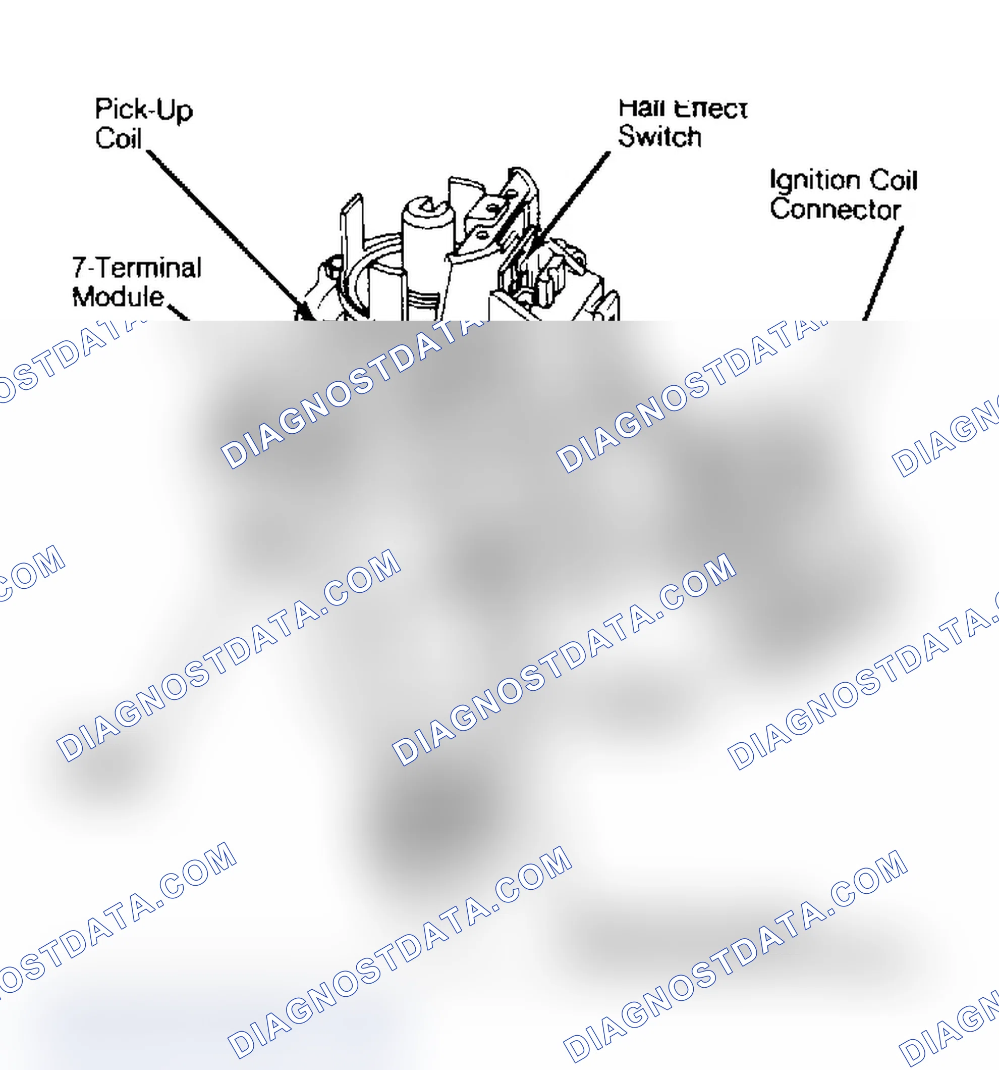 Scheme 2: HEI-EST Distributor with Hall Effect Switch External coil model shown.