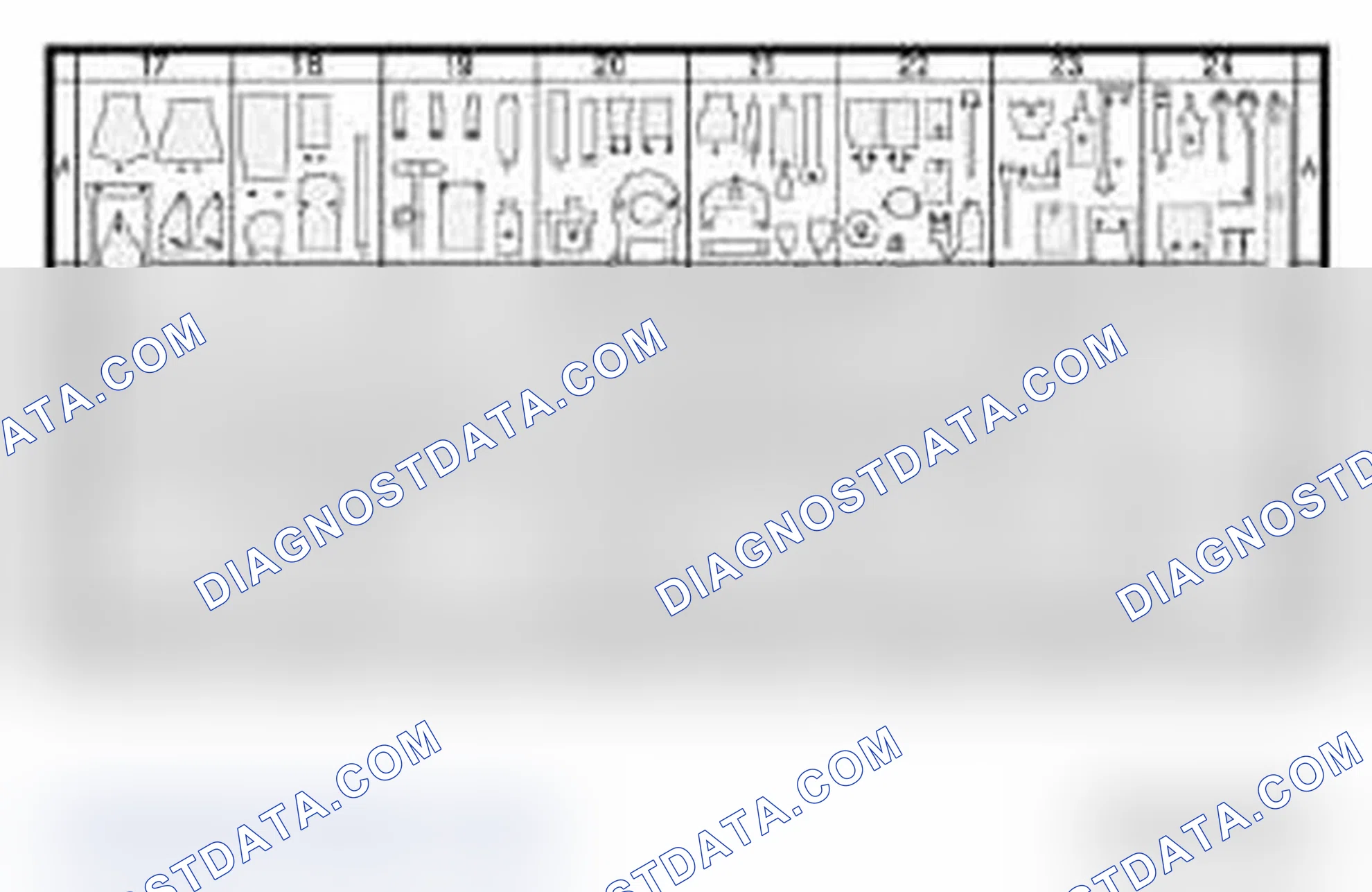 Scheme 122: 00 0 030 Special tool board III complete