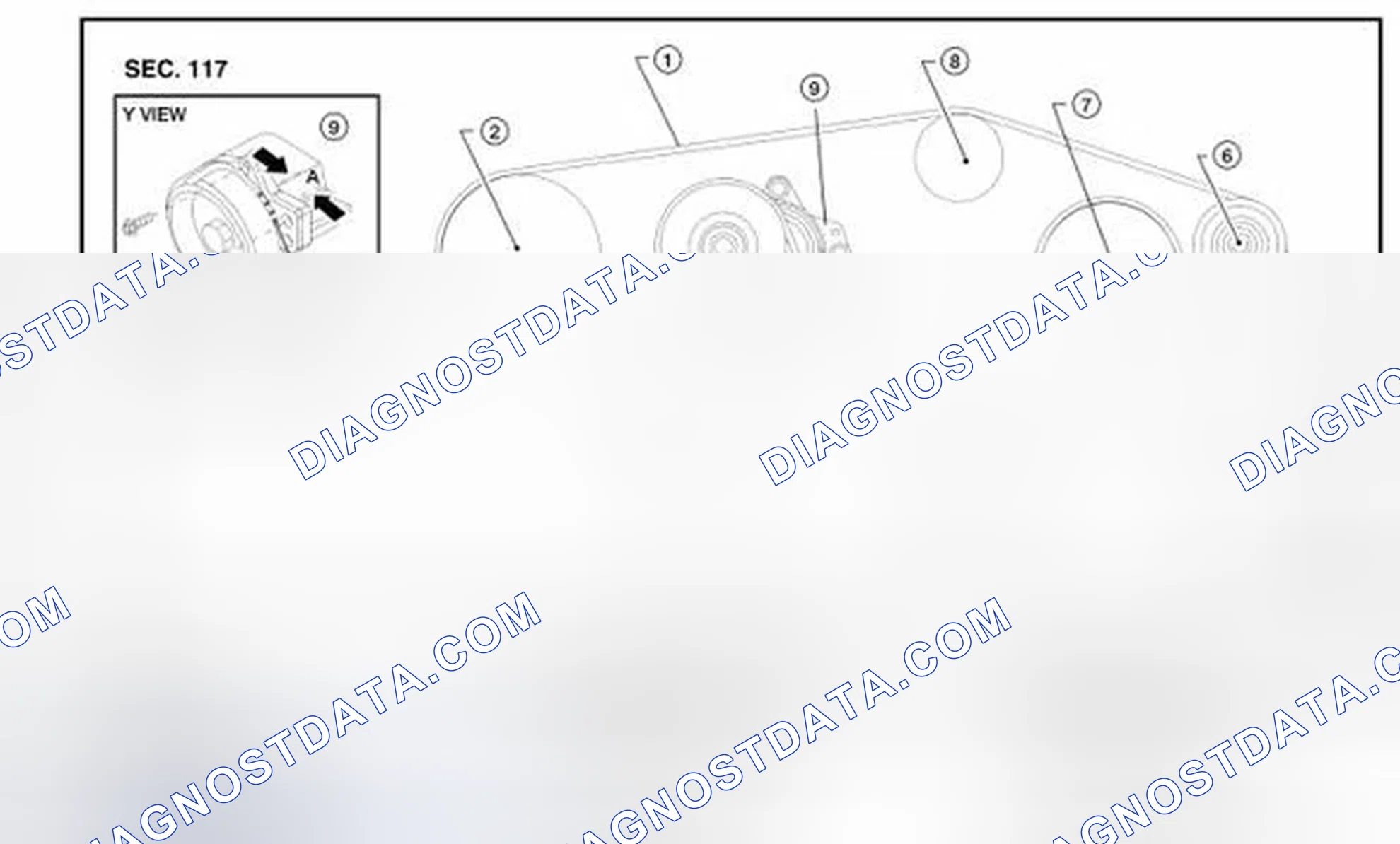 Scheme 25: DRIVE BELTS : Checking Drive Belts