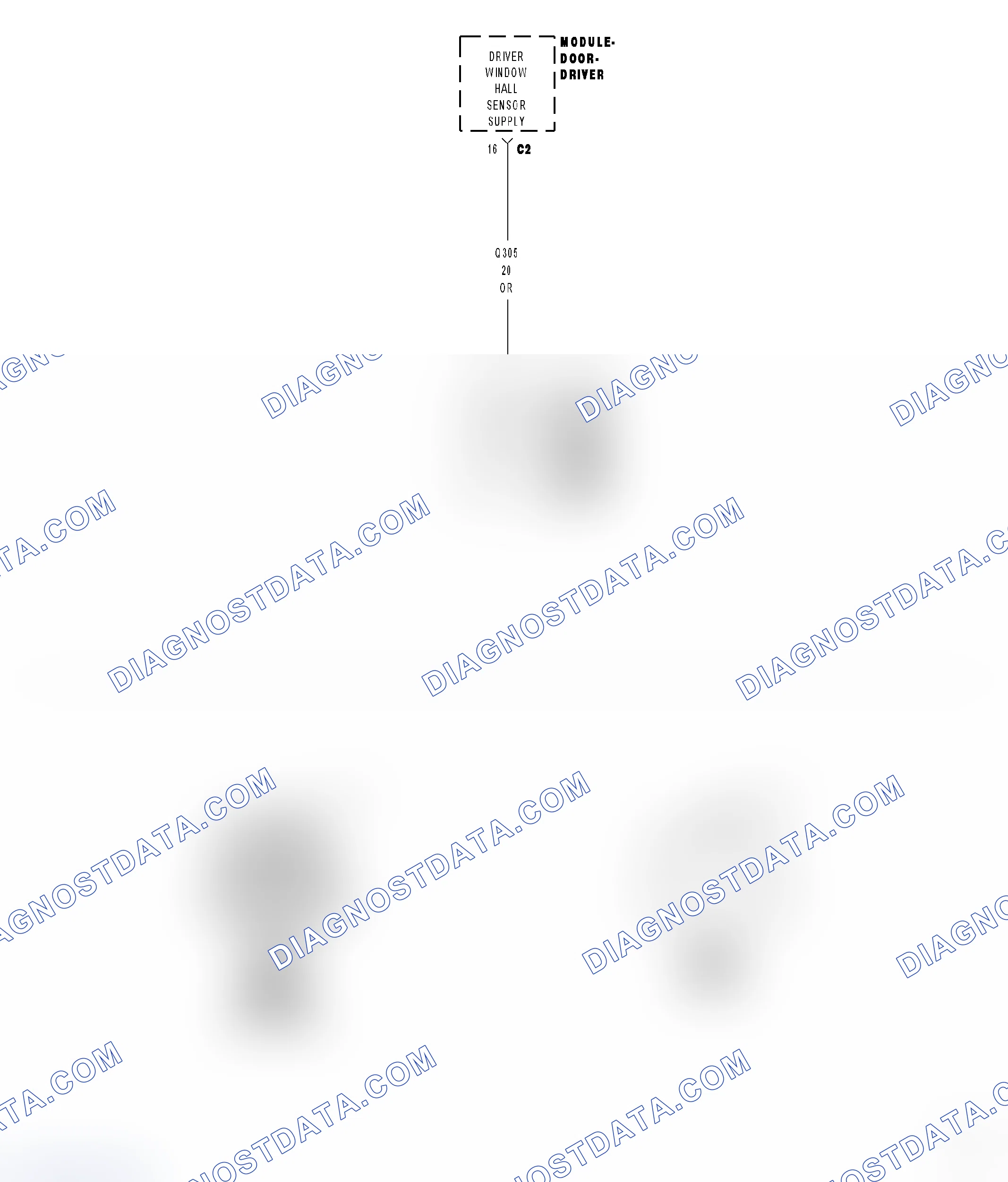 Scheme 19: B1858 - DRIVER WINDOW POSITION SENSOR POWER SUPPLY LOW - DDM