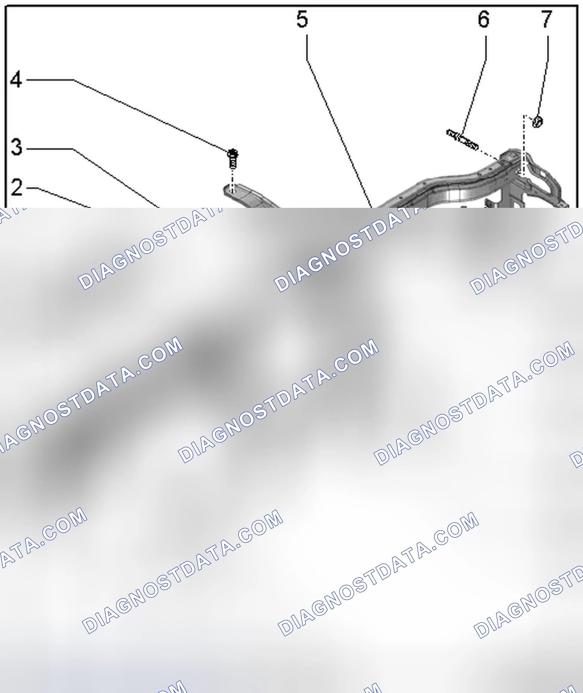 Scheme 5: INSTRUMENT PANEL CENTRAL TUBE OVERVIEW