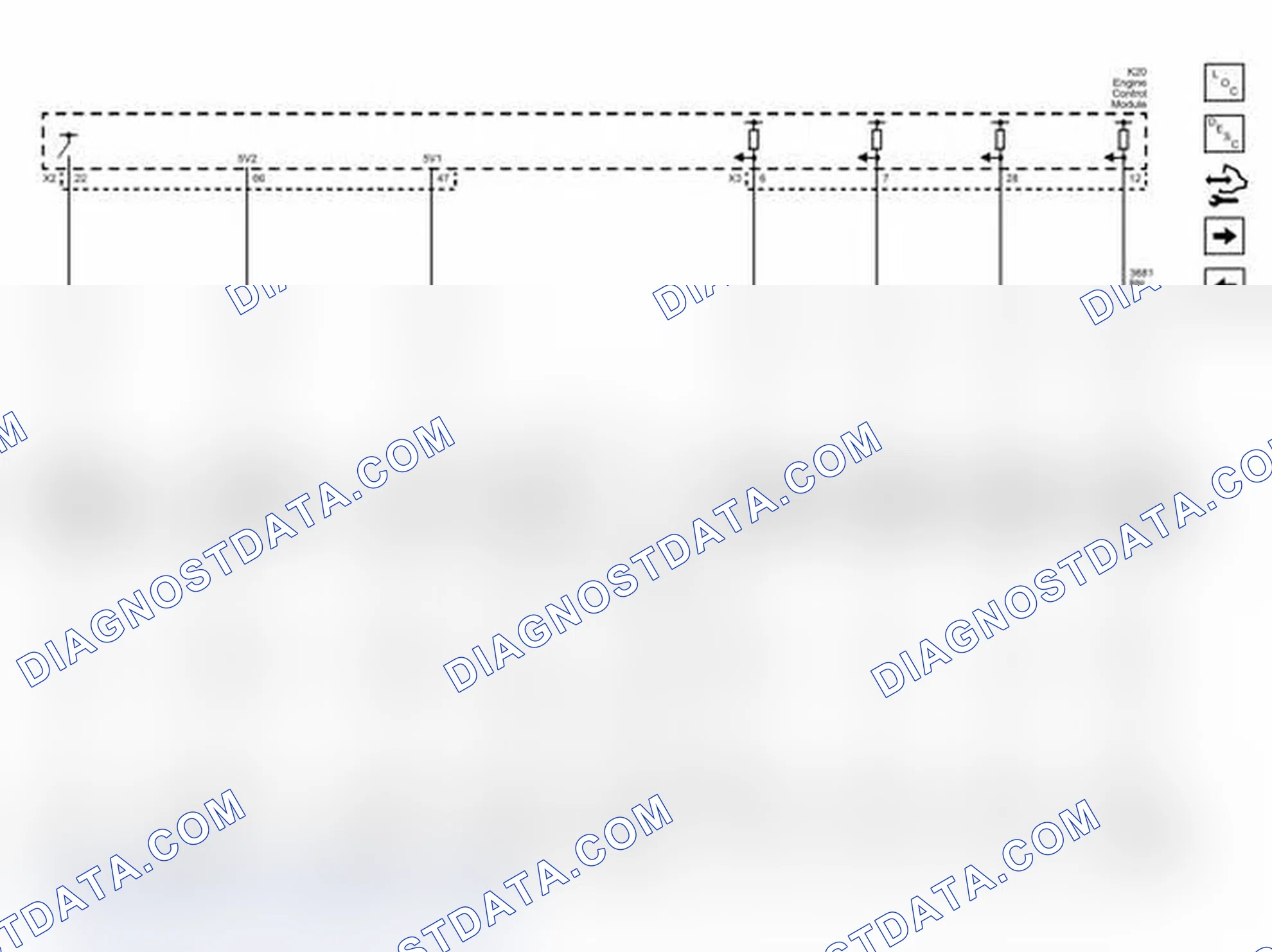 Scheme 38: Engine Data Sensors - EGR and Turbocharger Controls