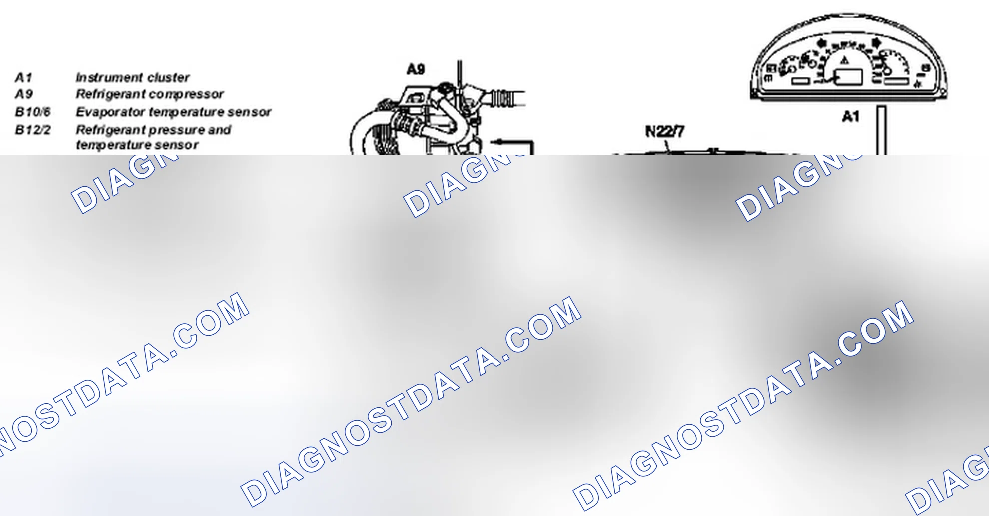 Scheme 59: Networking Of Refrigerant Compressor Control - Shown On Vehicle Up To 23.4.04