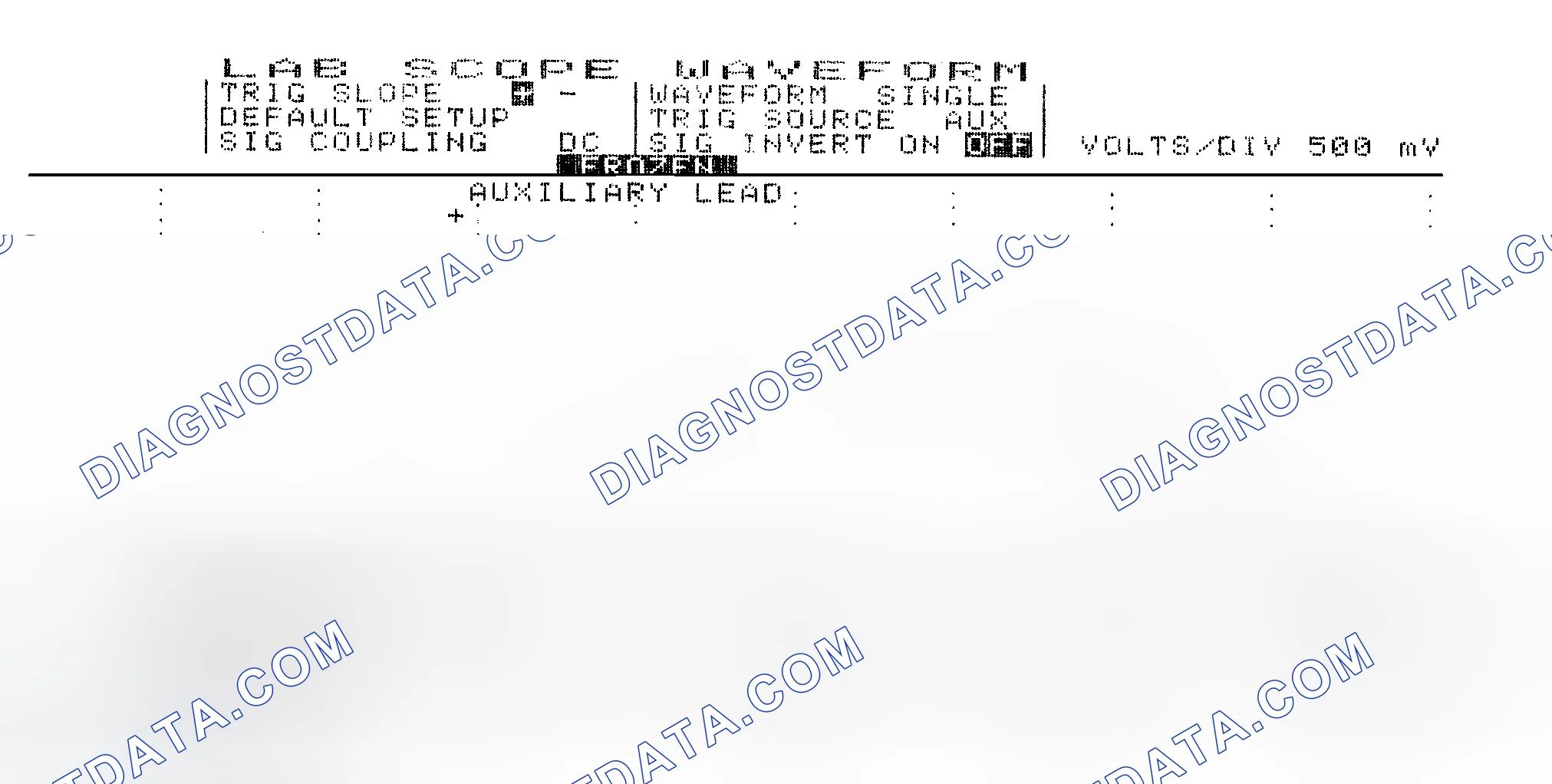 Scheme 14: Single Injector w/Excessive Current Flow - Current Pattern