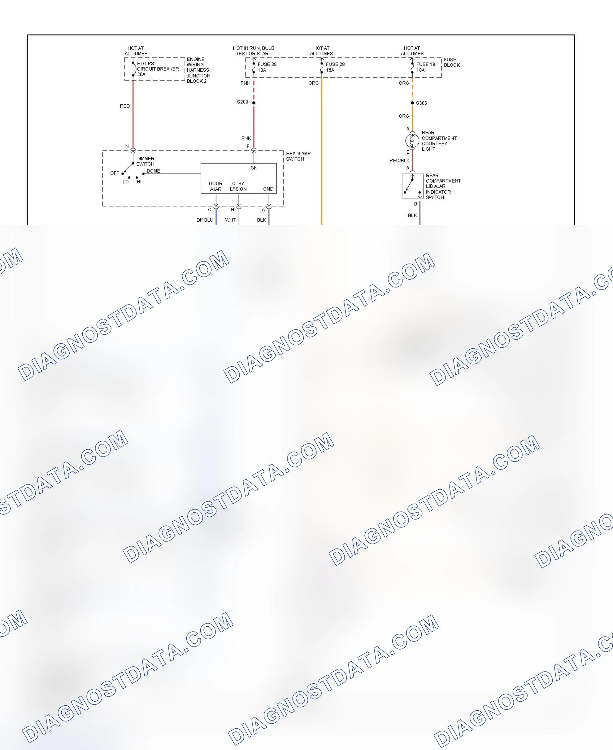Scheme 48: Illumination/Interior Lights Wiring Diagram (Lumina & Monte Carlo - 1 Of 2)