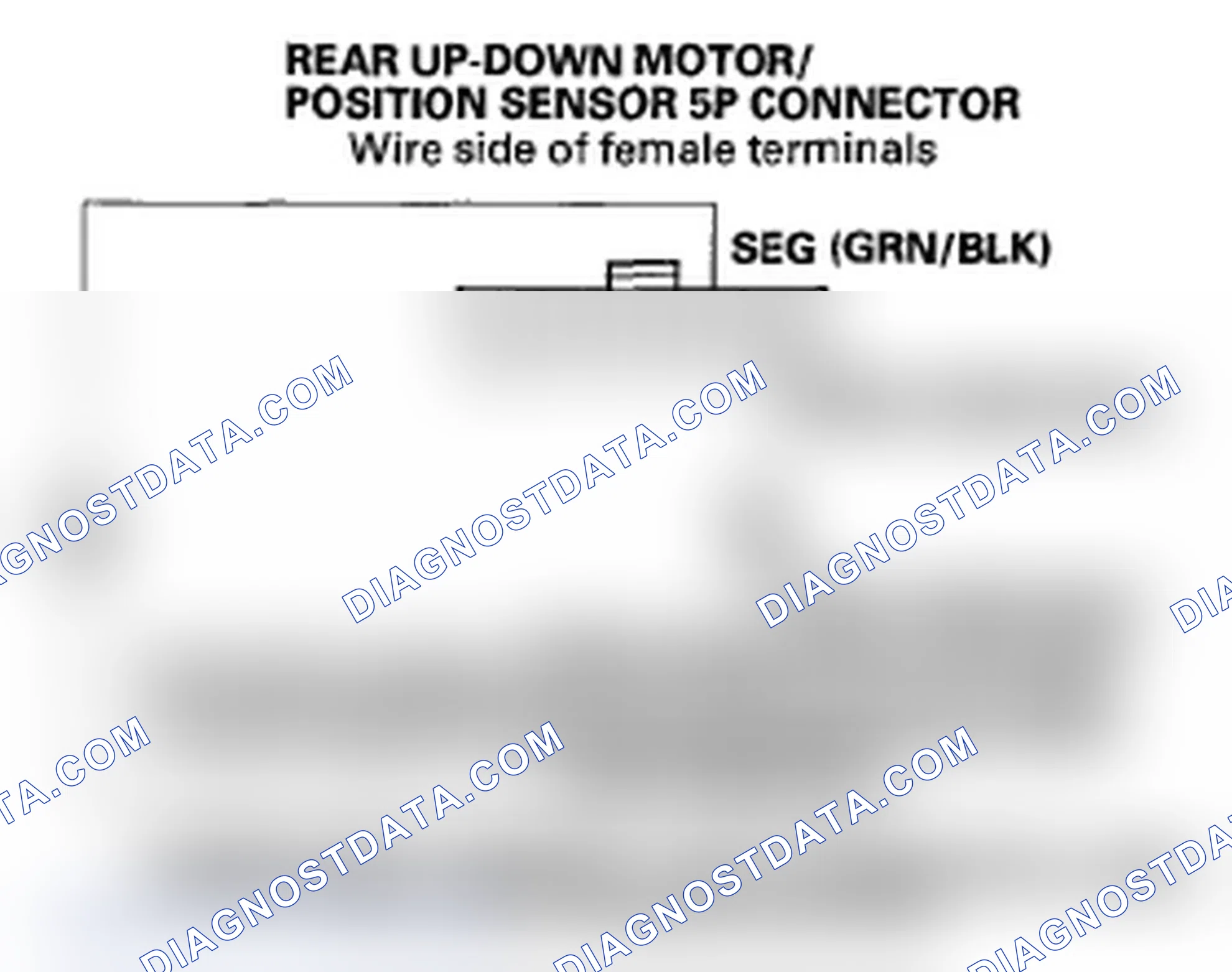Scheme 44: DTC B1827: Power Seat Rear Up-down Motor Pulse Error ('07-08 models)