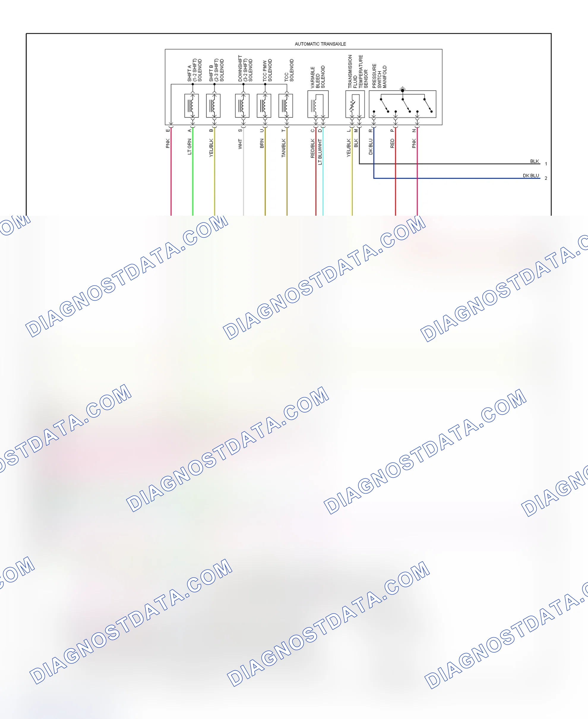 Scheme 92: PCM Wiring Diagram (Bravada, Envoy, Envoy XL & Trailblazer - 4.2L - 4 Of 5)
