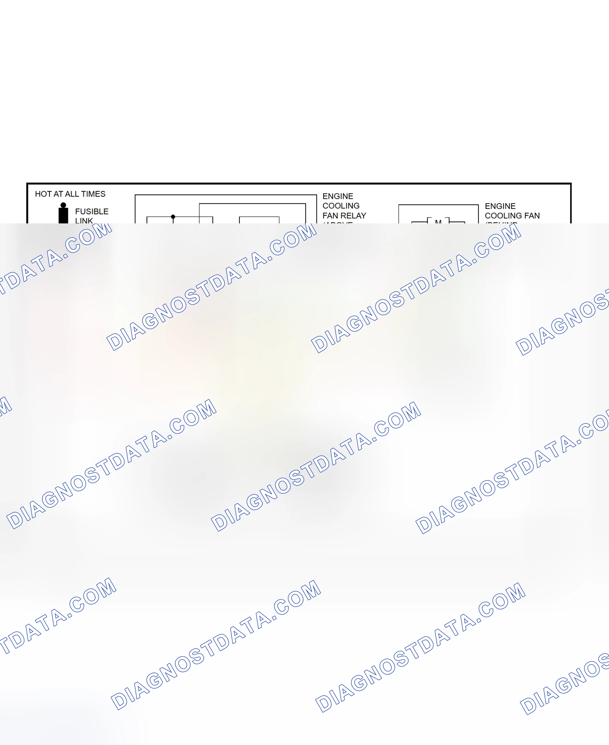 Scheme 3: Electric Cooling Fan System Schematic (850)