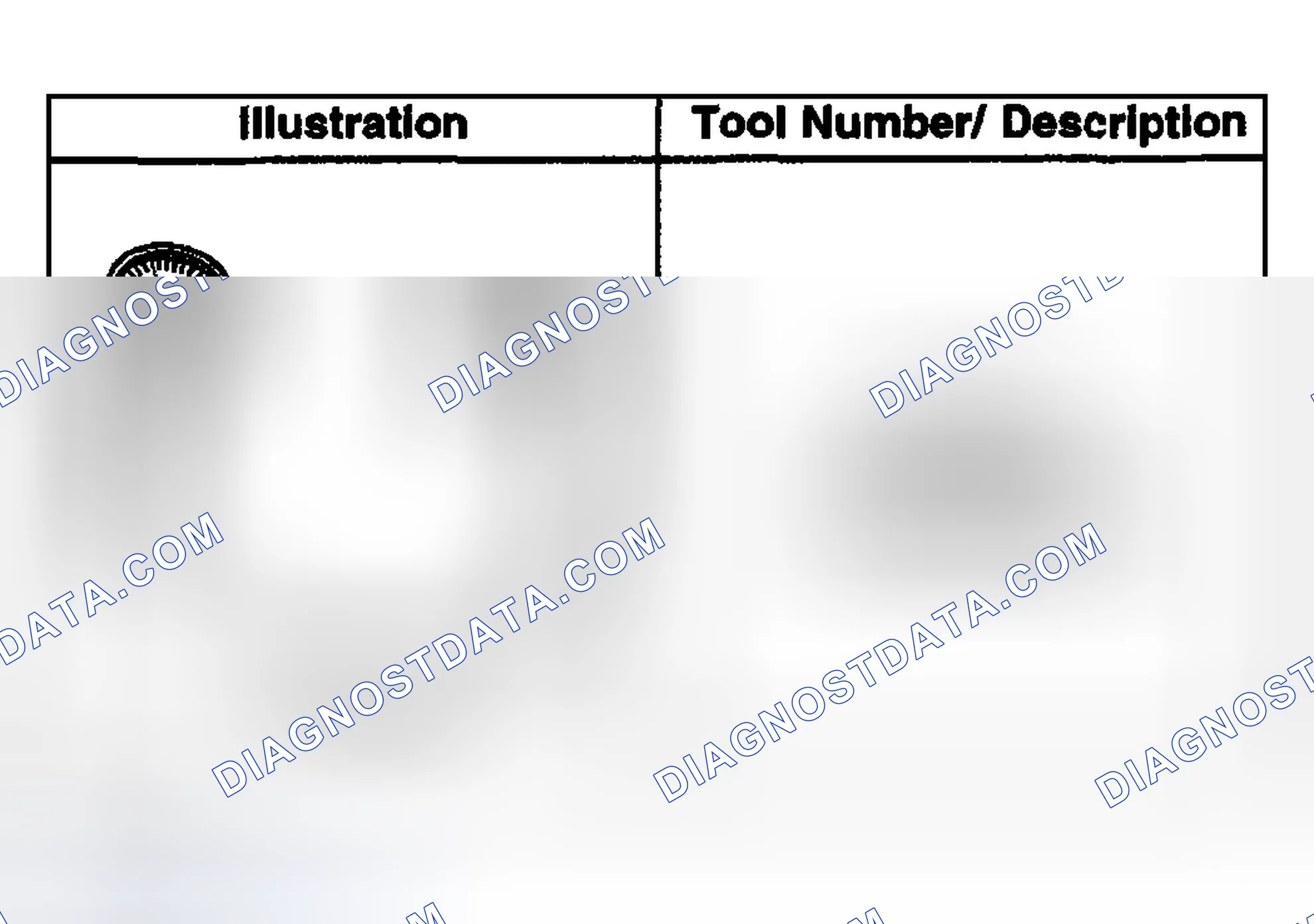 Scheme 50: SPECIAL TOOLS & EQUIPMENT