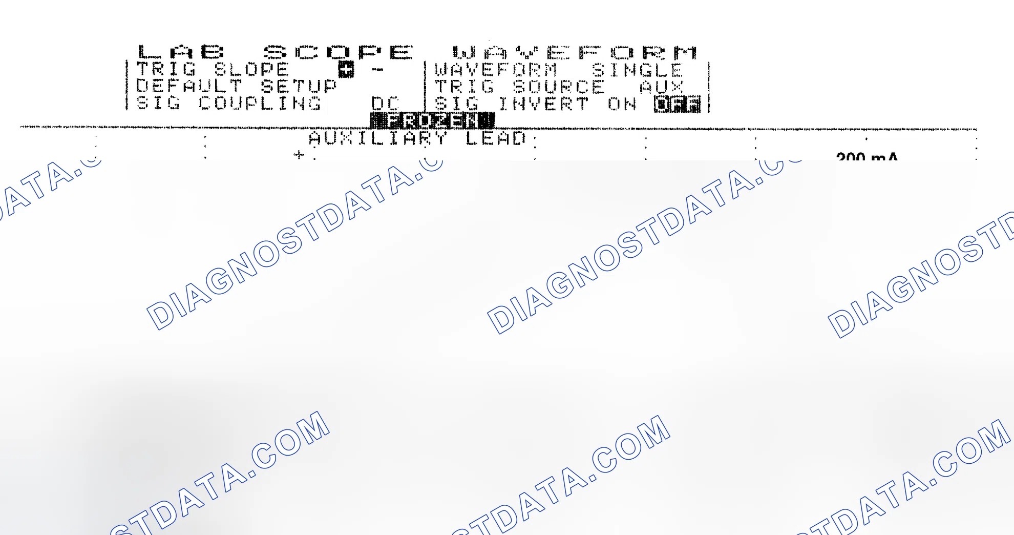 Scheme 13: Single Injector w/Normal Current Flow - Current Pattern