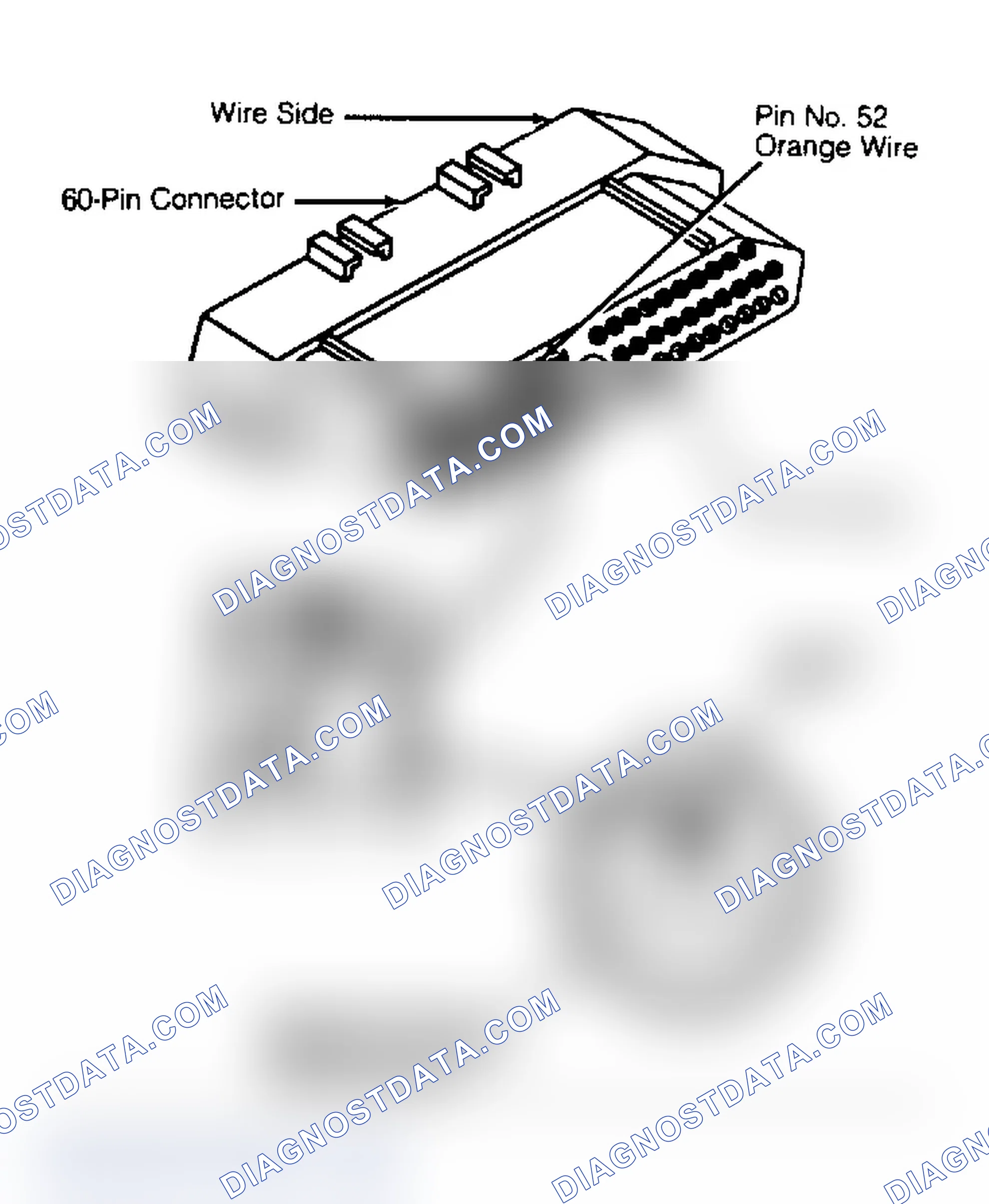 Scheme 235: NS12 (4 of 5) - Checking 60-Pin Connector & Distributor Pick-Up Harness Connector With Ohmmeter