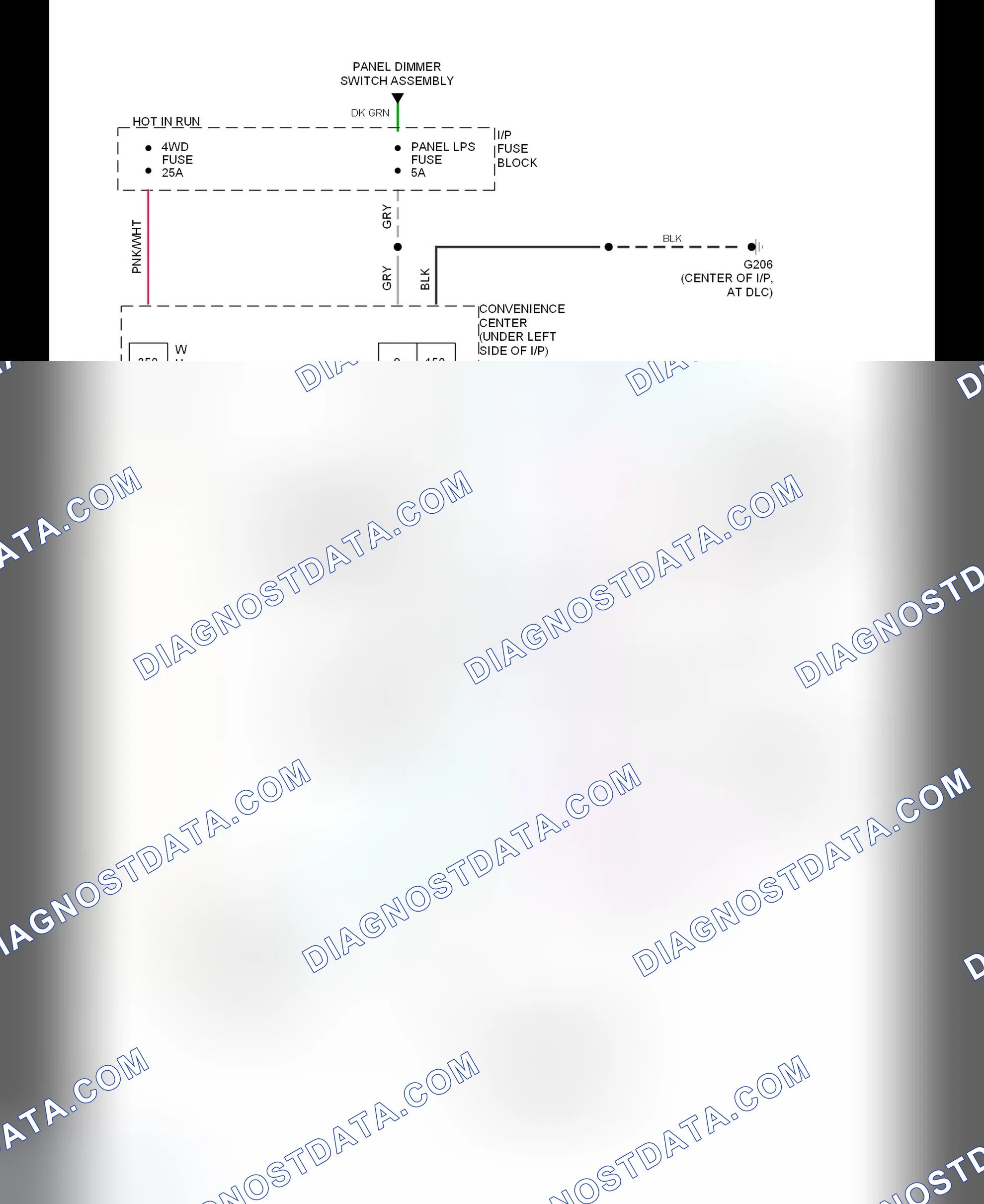 Scheme 7: Transfer Case Circuit (1993 Except H/D 4-Speed A/T)