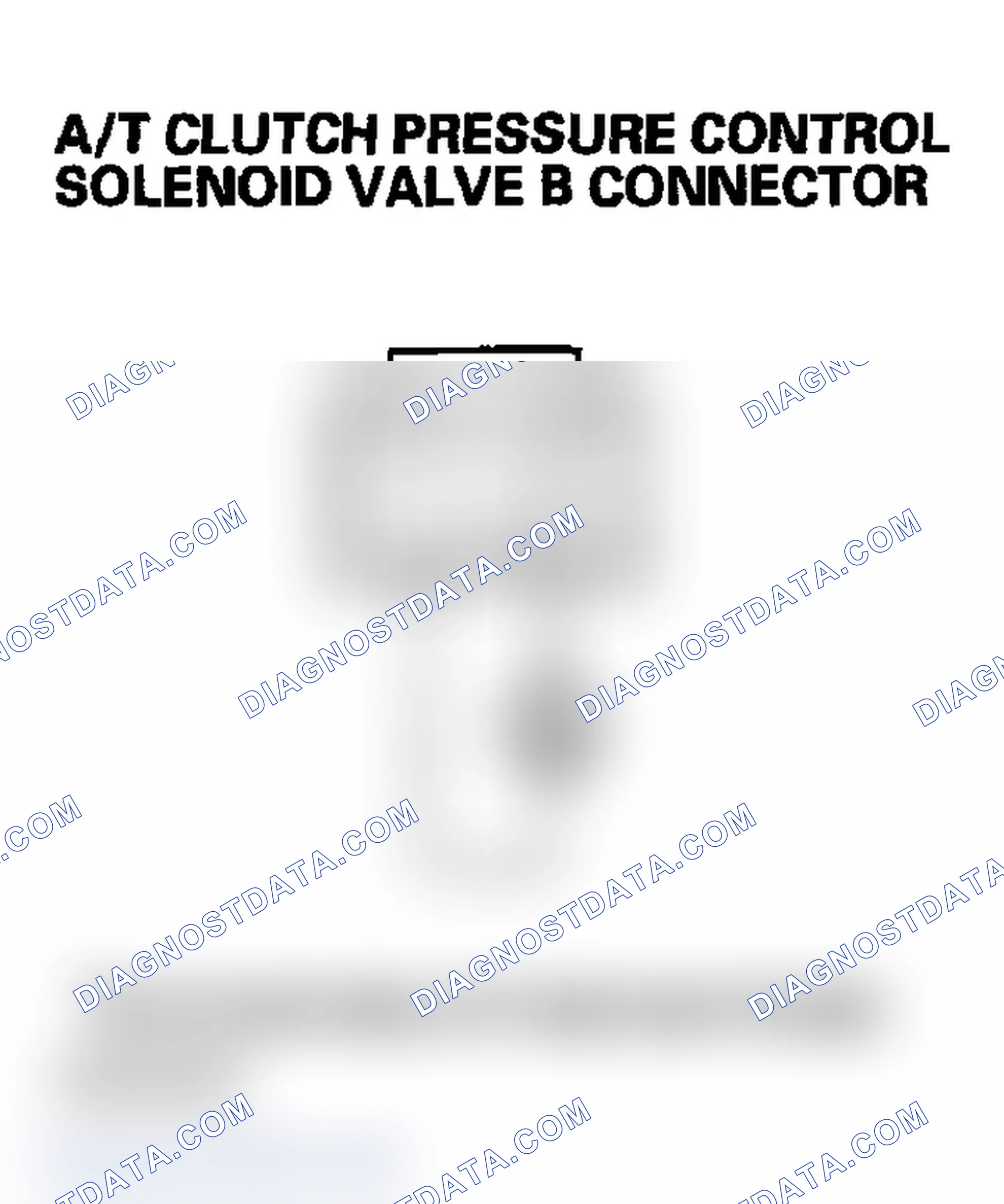 Scheme 152: DTC P0967: Problem in A/T Clutch Pressure Control Solenoid Valve B