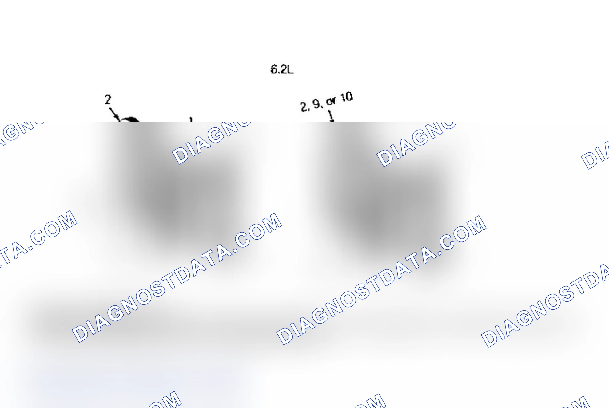 Scheme 4: SERPENTINE BELT ROUTING (6.2L DIESEL/7.4L GAS)