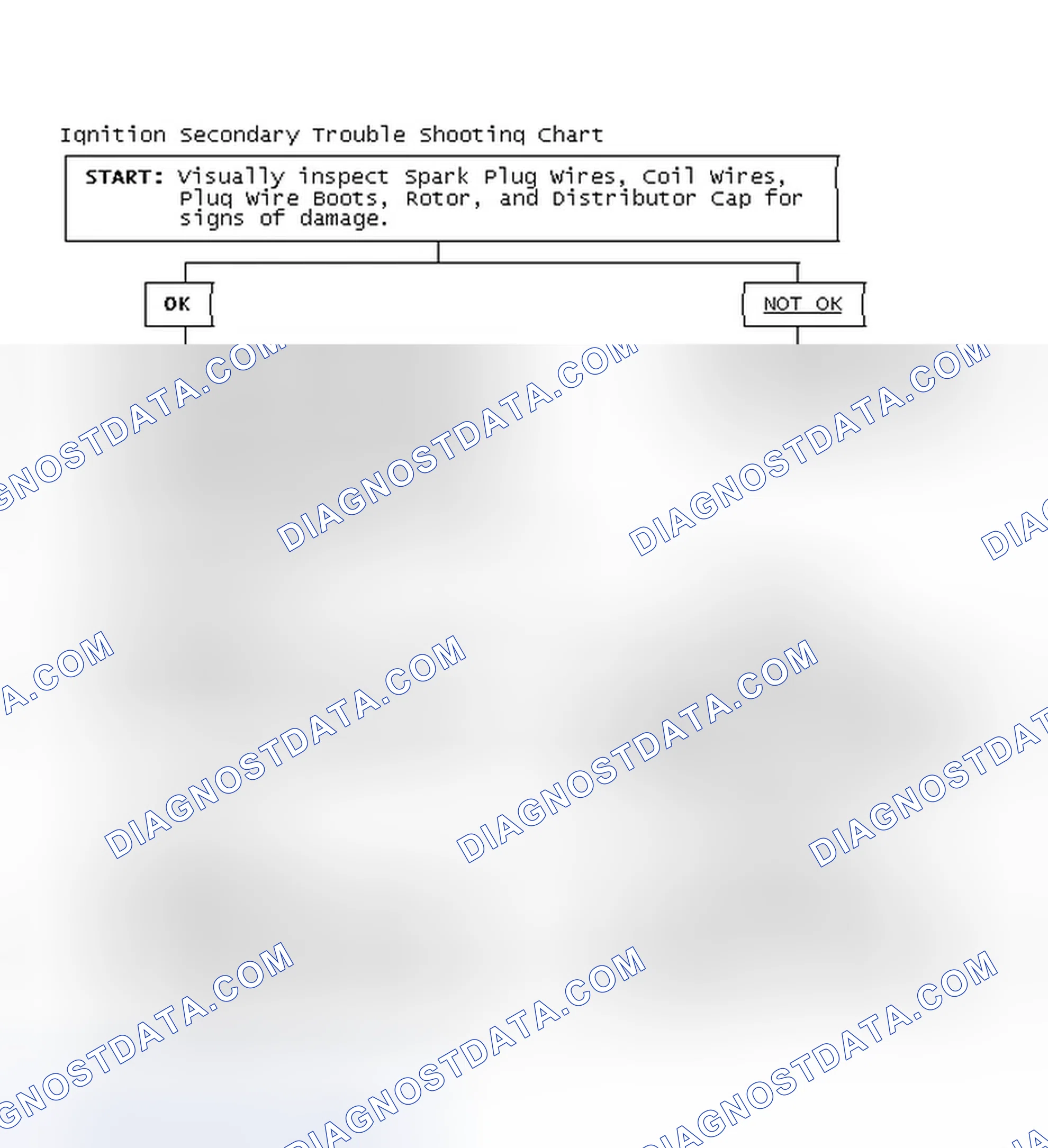 Scheme 1: Ignition Secondary Trouble Shooting Chart