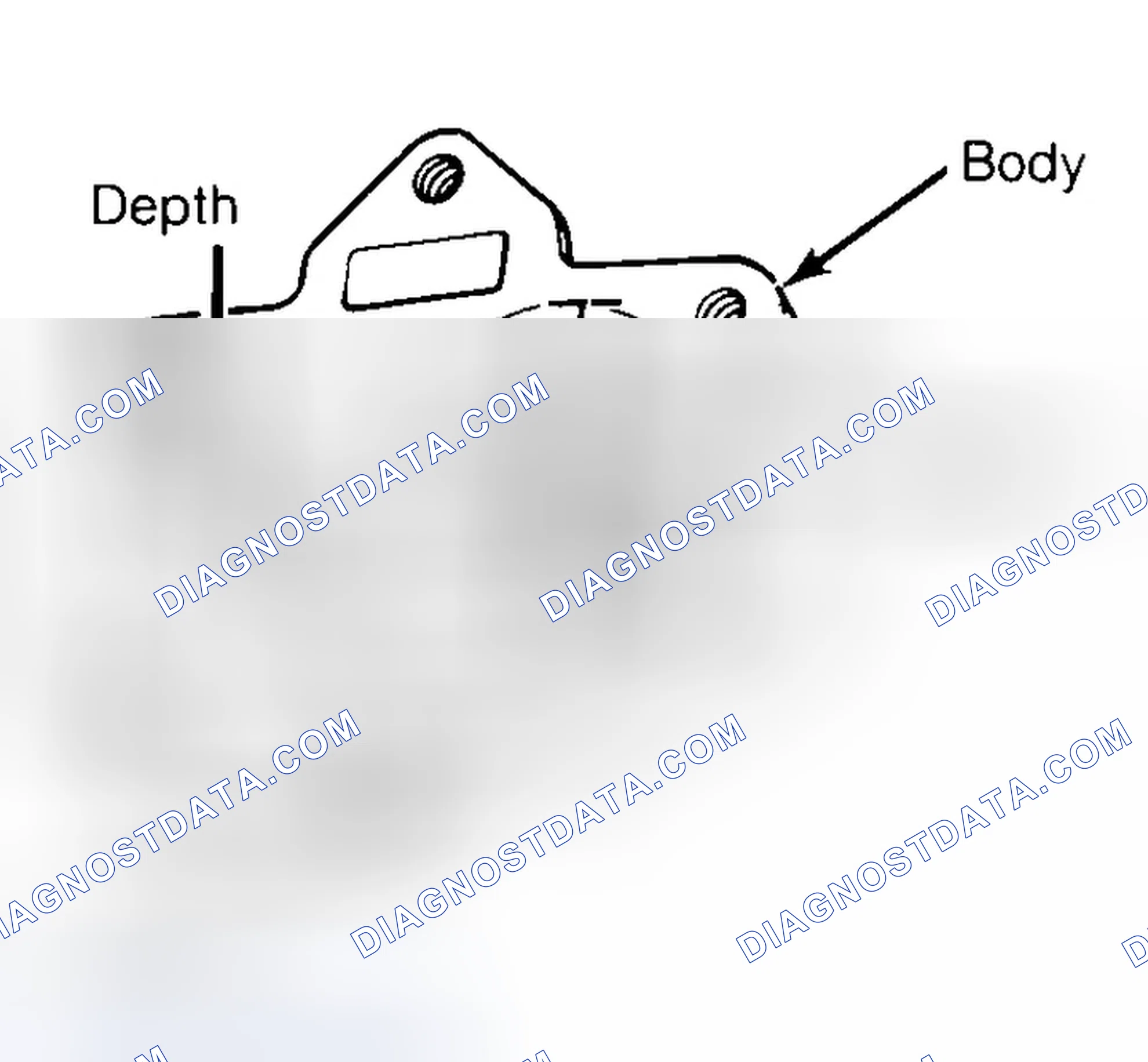 Scheme 35: Measuring Oil Pump Gear Cavity