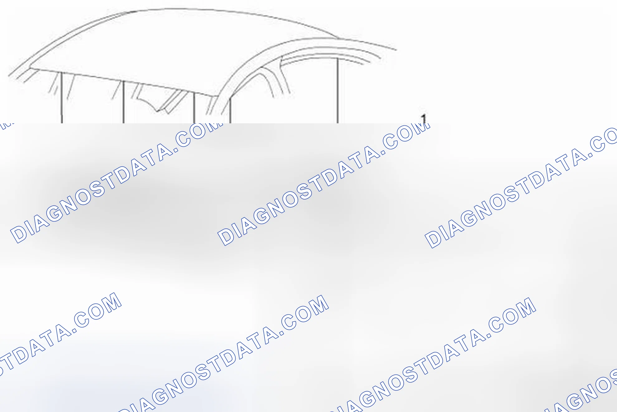 Scheme 52: Headlining trim panel, replace (without sunroof) 4D