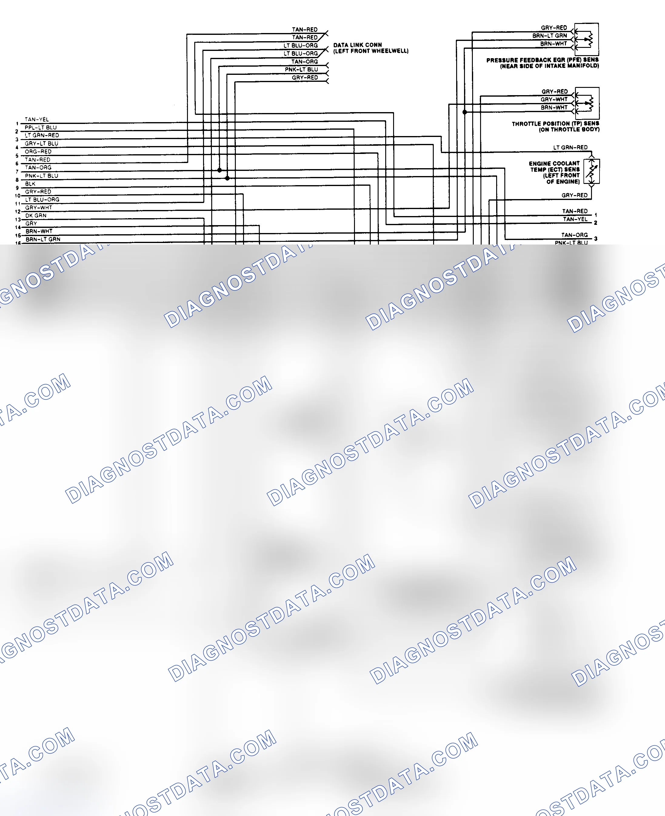 Scheme 138: EEC-IV Wiring Diagram (Crown Victoria/Grand Marquis 2 of 3)