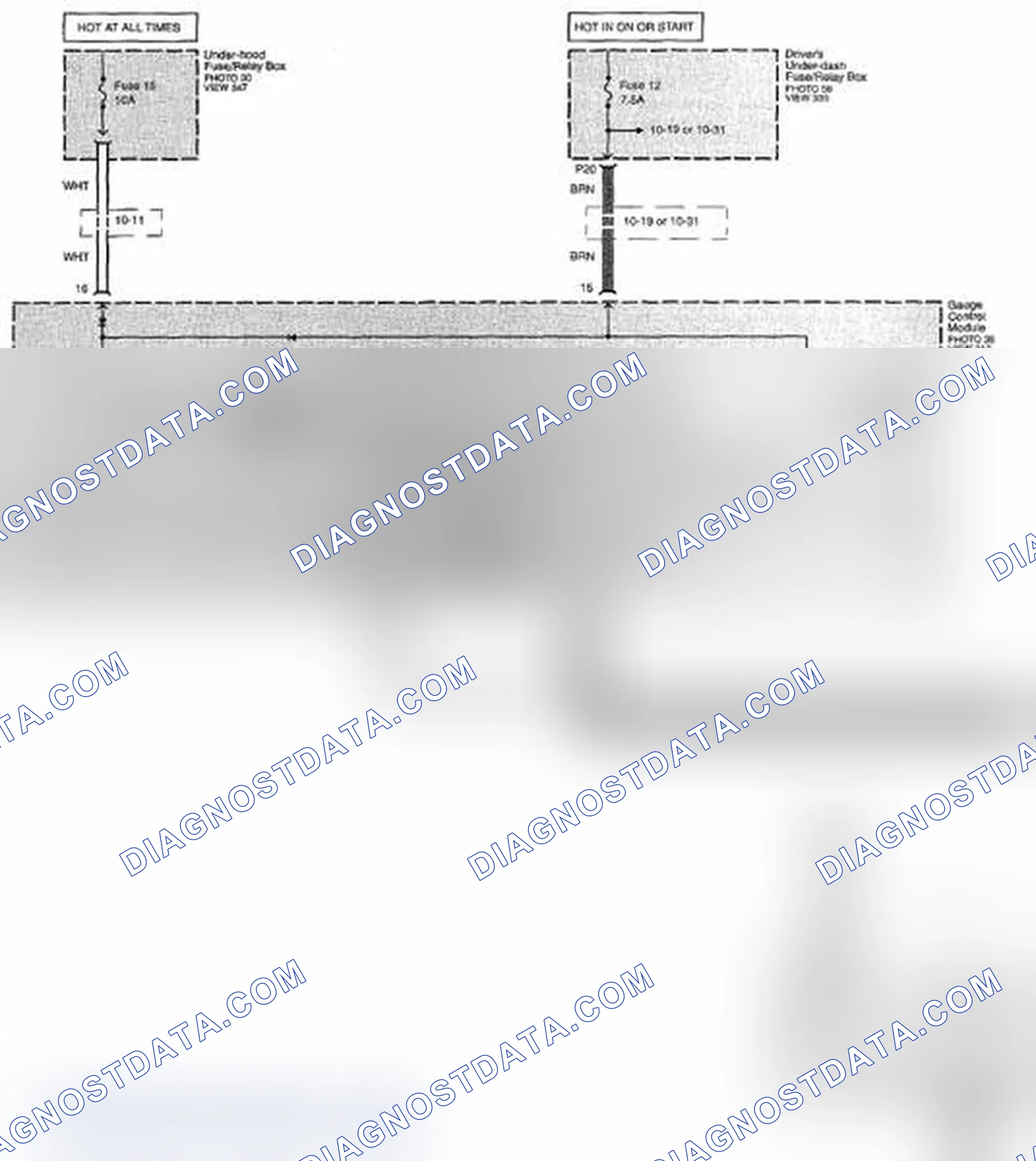 Scheme 325: A/T Gear Position Indicator Circuit Diagram (Page 89)