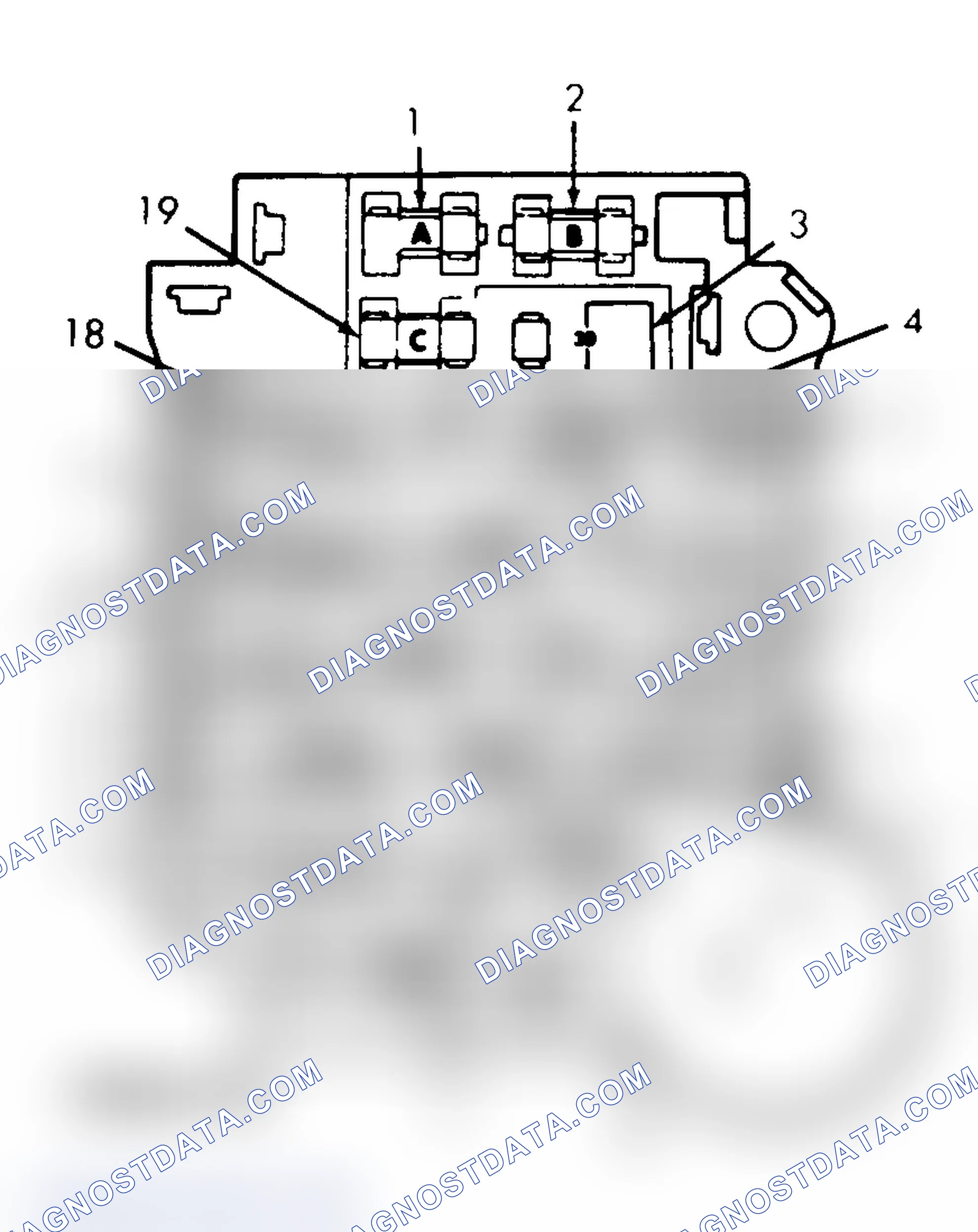 Scheme 2: FUSE PANEL IDENTIFICATION (1983-88 CADILLAC)