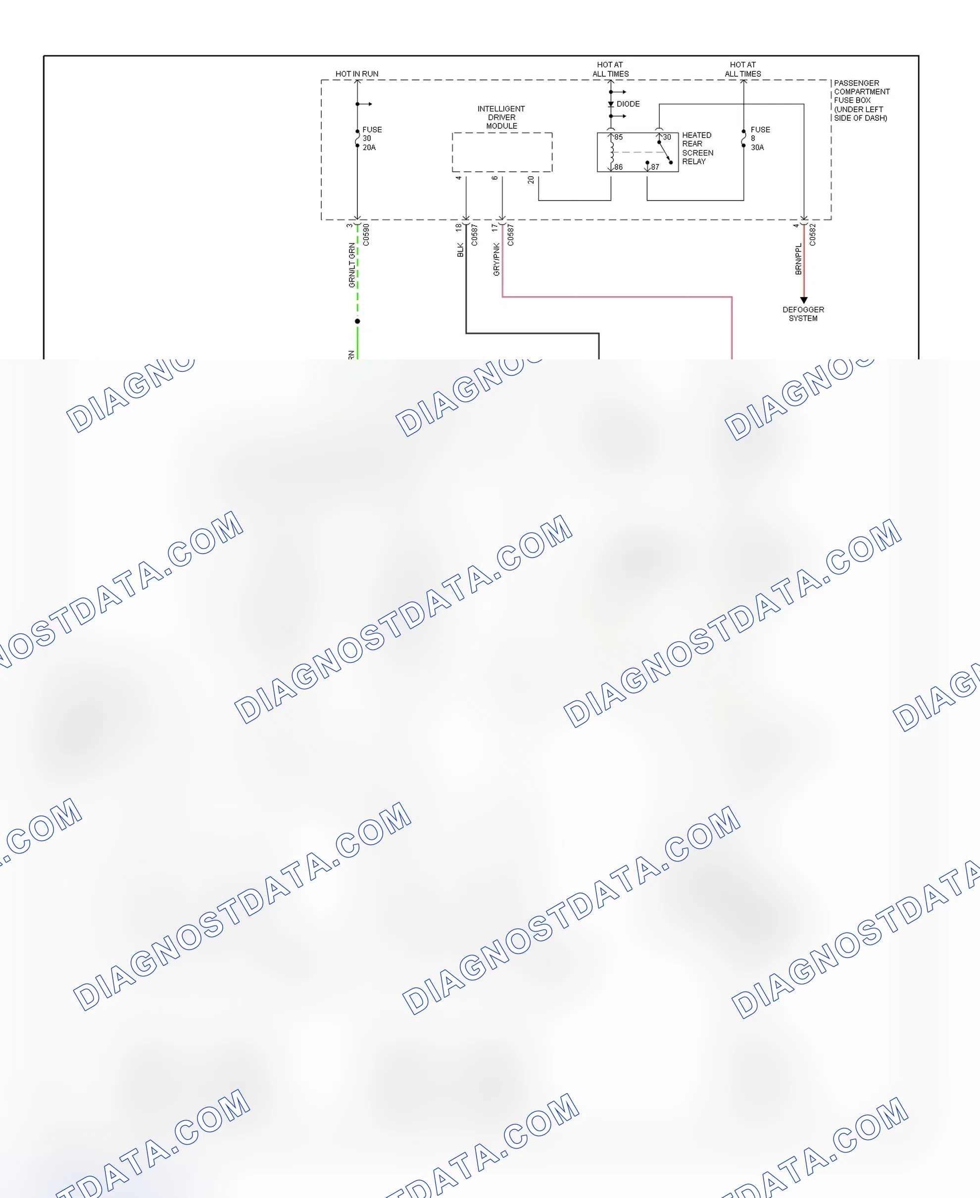 Scheme 6: Power Mirror Wiring Diagram (Discovery Series II)