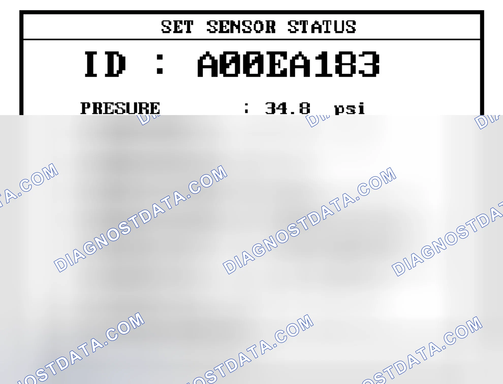 Scheme 1: TPMS RESET - PROCEDURE 2