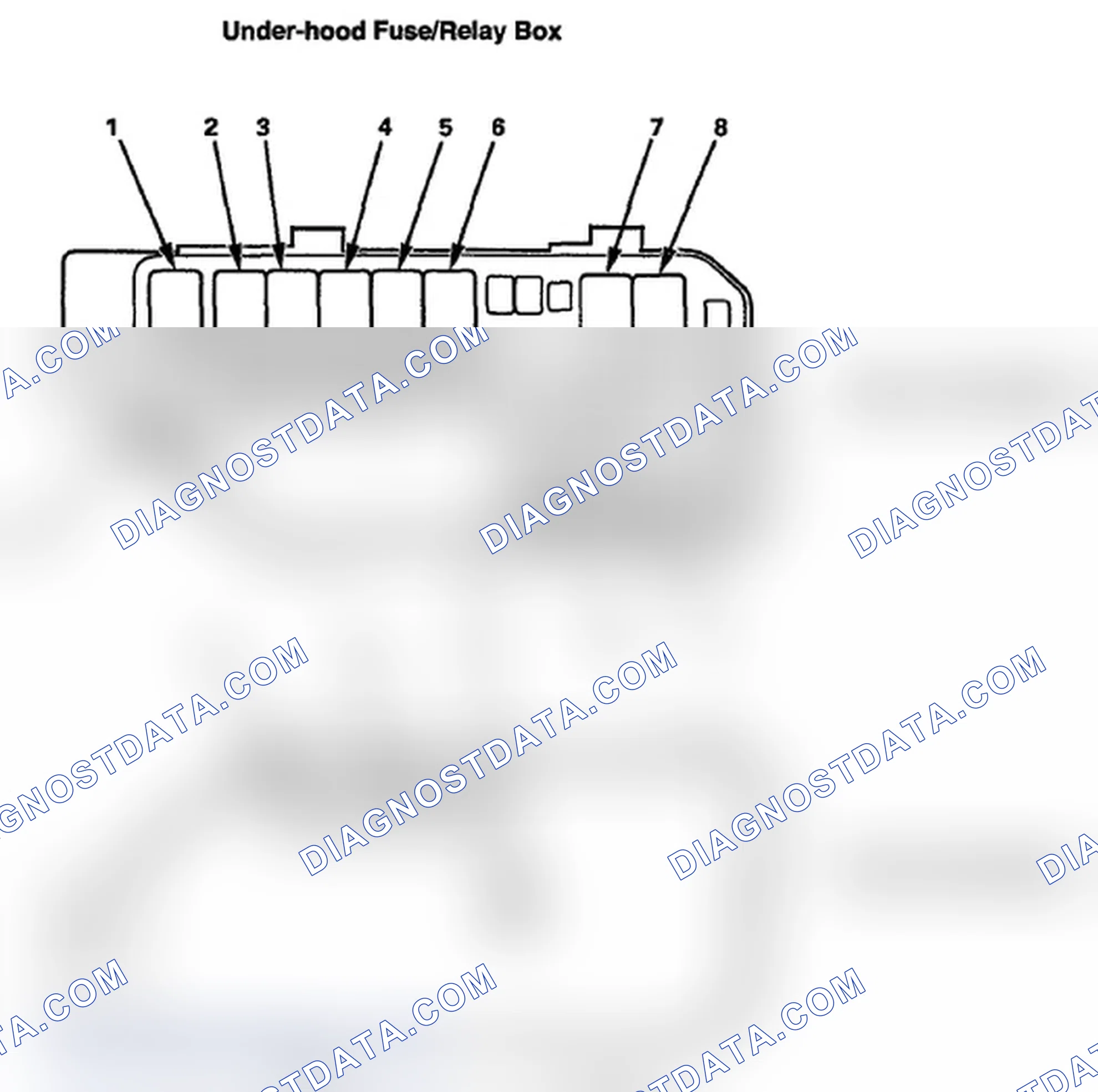 Scheme 351: Under-Hood Fuse/Relay Box (6-17)