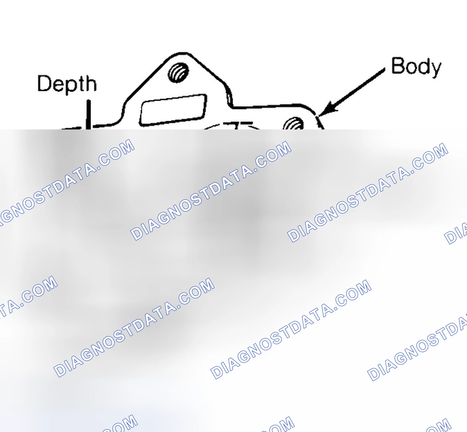 Scheme 35: Measuring Oil Pump Gear Cavity