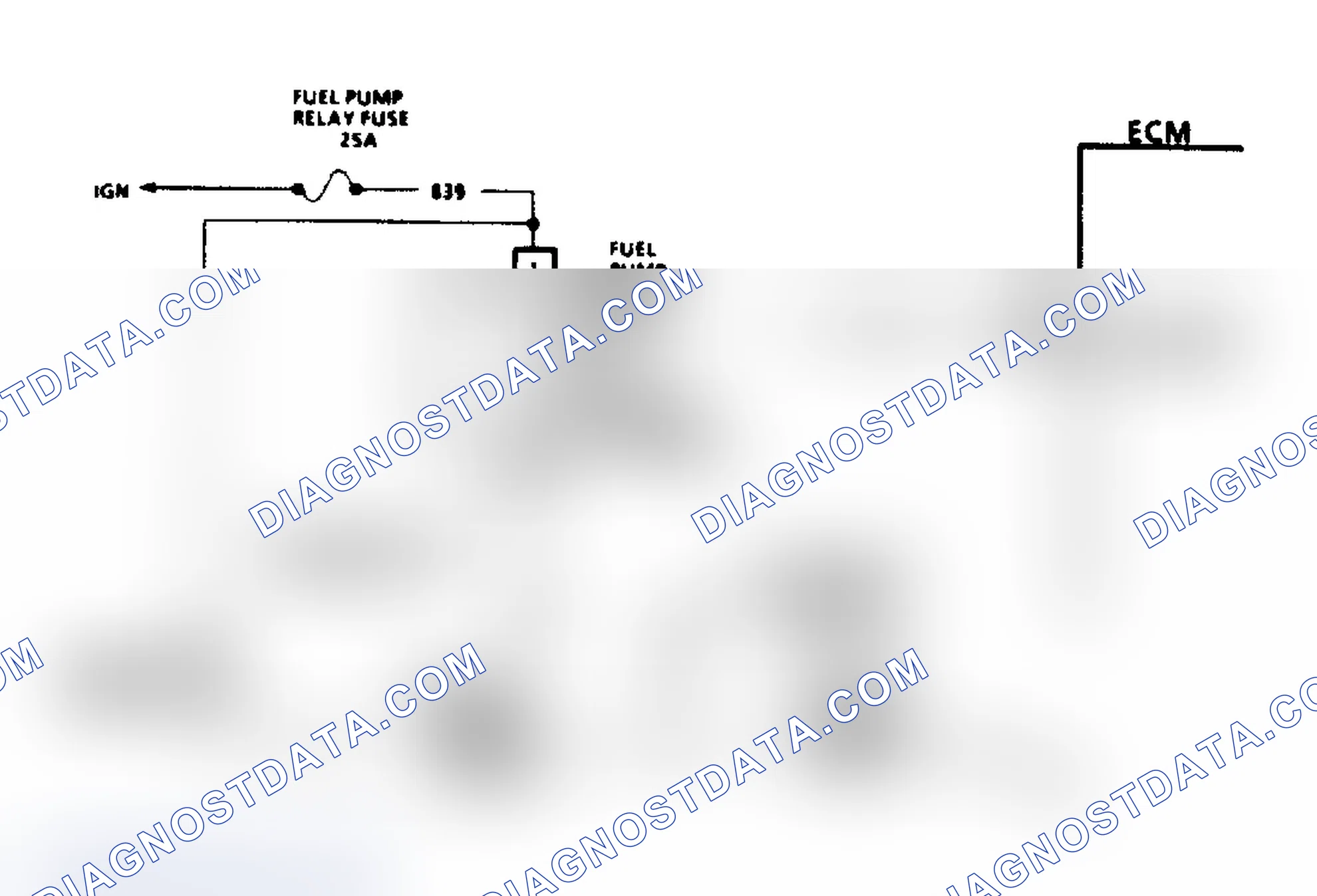 Scheme 301: CHART A-5, CRANKS BUT WON'T RUN (FUEL PUMP CIRCUIT)