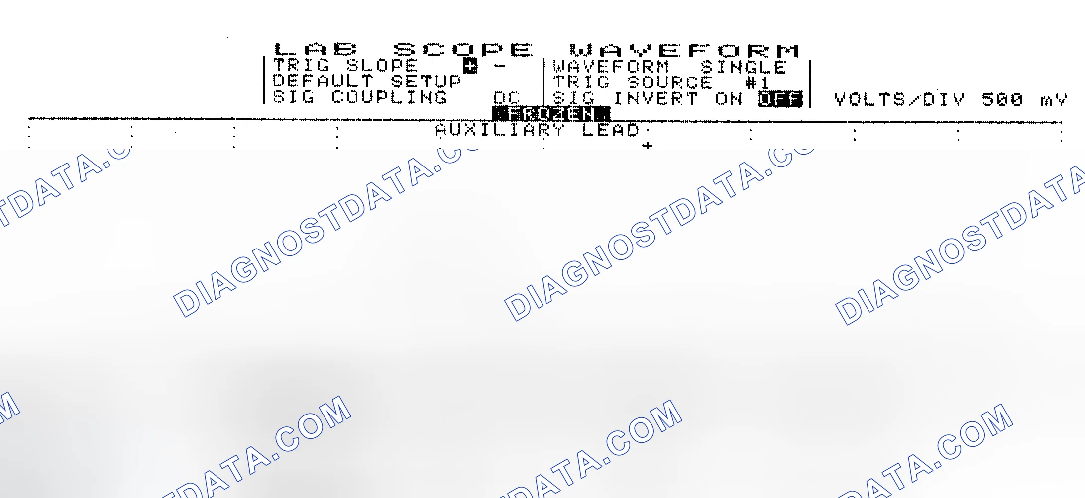 Scheme 10: Single Injector w/Excessive Current Flow - Current Pattern