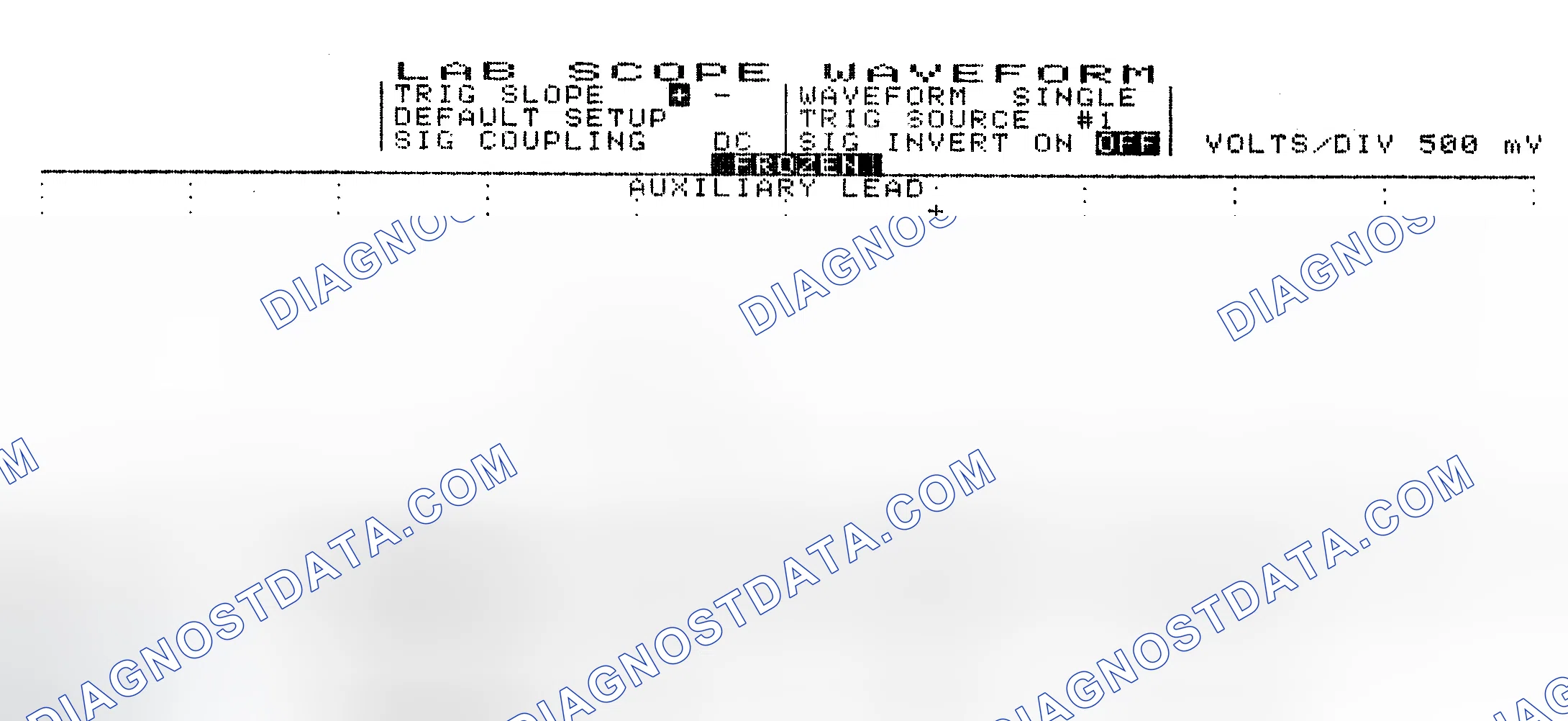 Scheme 10: Single Injector w/Excessive Current Flow - Current Pattern