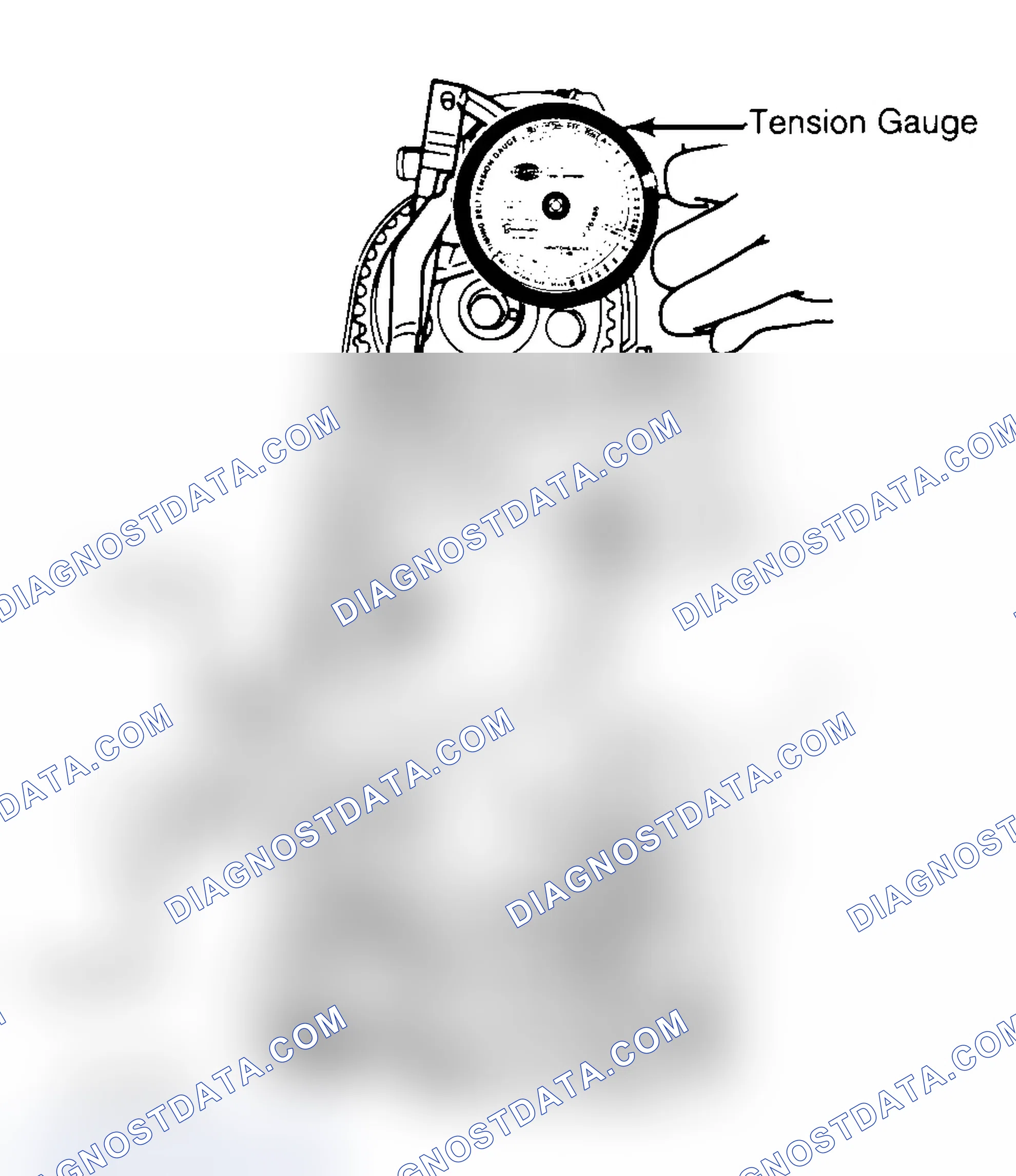 Scheme 28: Adjusting Typical Timing Belt Tension
