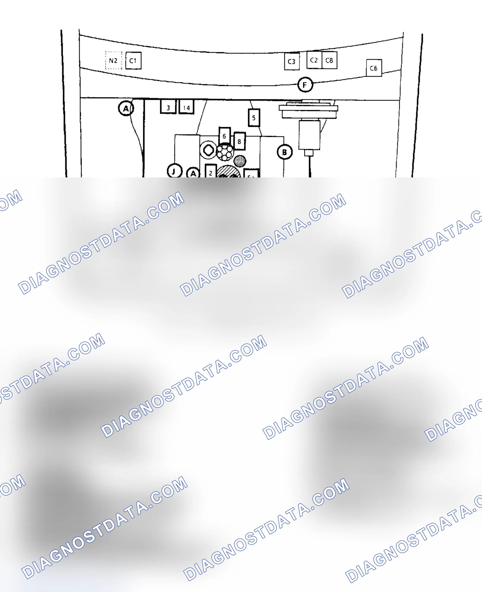 Scheme 150: Component Locations for "C/K" Series 5.0L & 5.7L