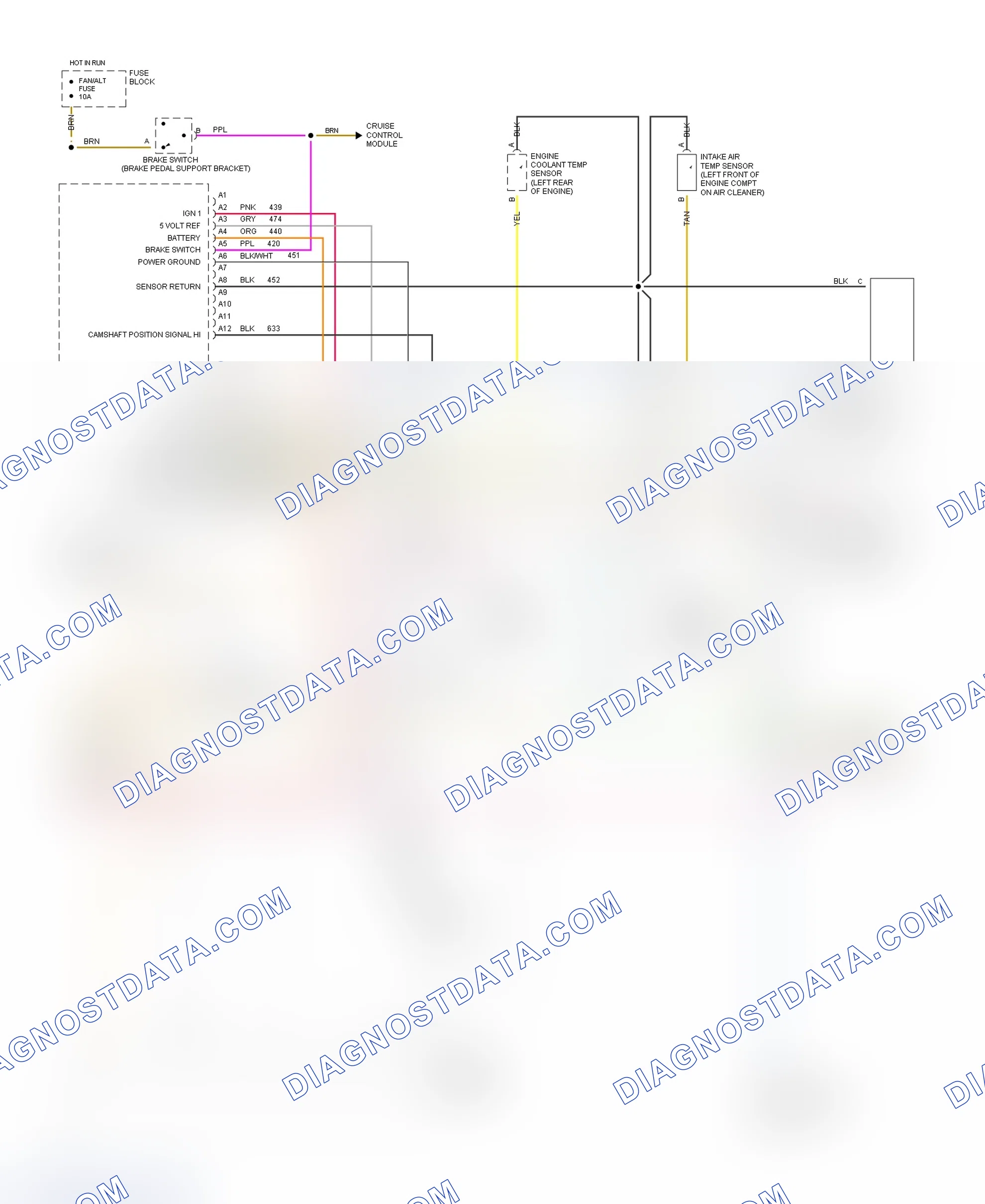 Scheme 54: 3.1L (VIN M) PCM Wiring Diagram (2 Of 3)