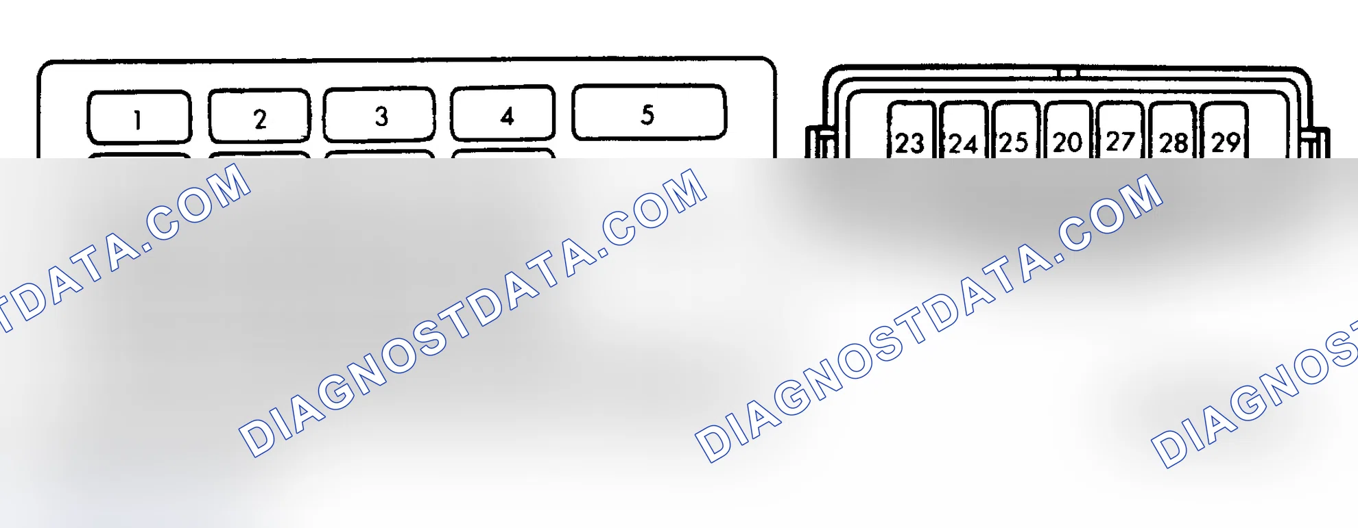 Scheme 10: FUSE PANEL & FUSE BLOCK IDENTIFICATION (1986-90)