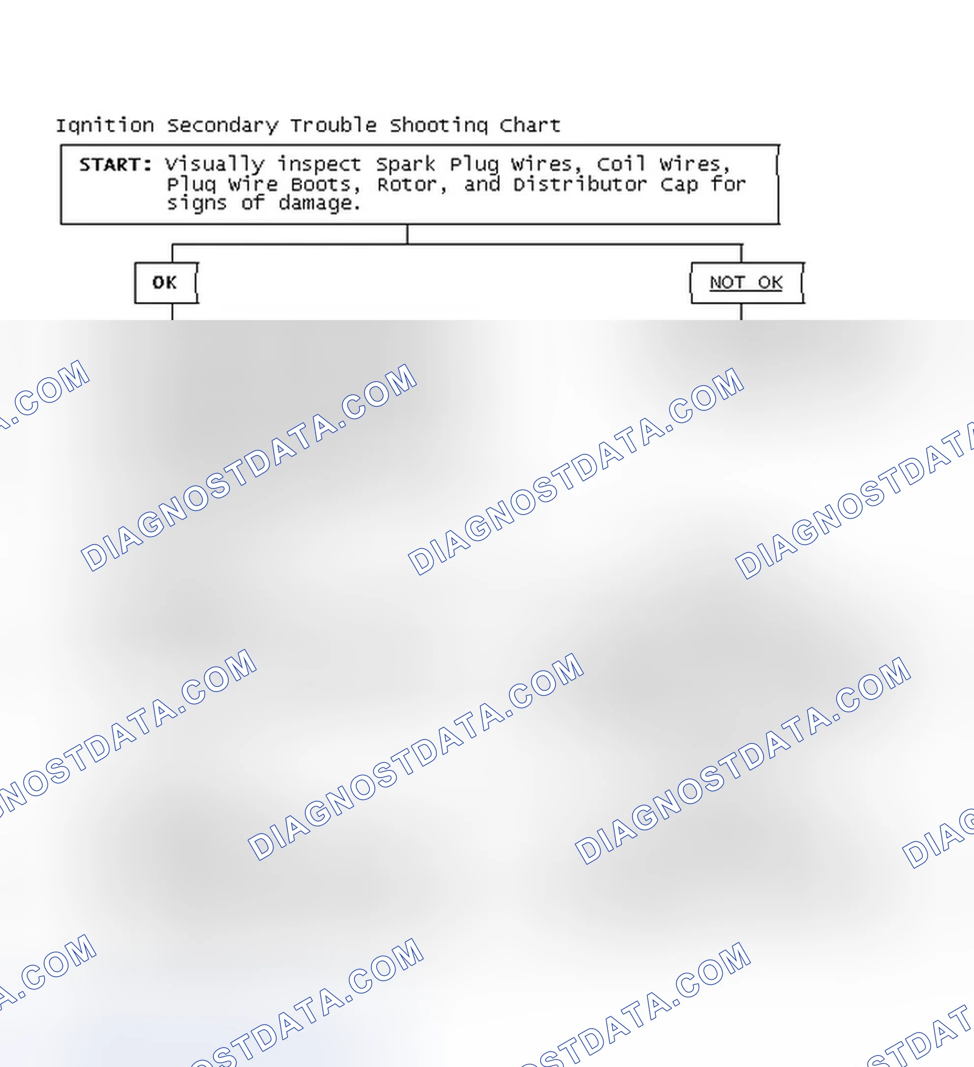 Scheme 1: Ignition Secondary Trouble Shooting Chart