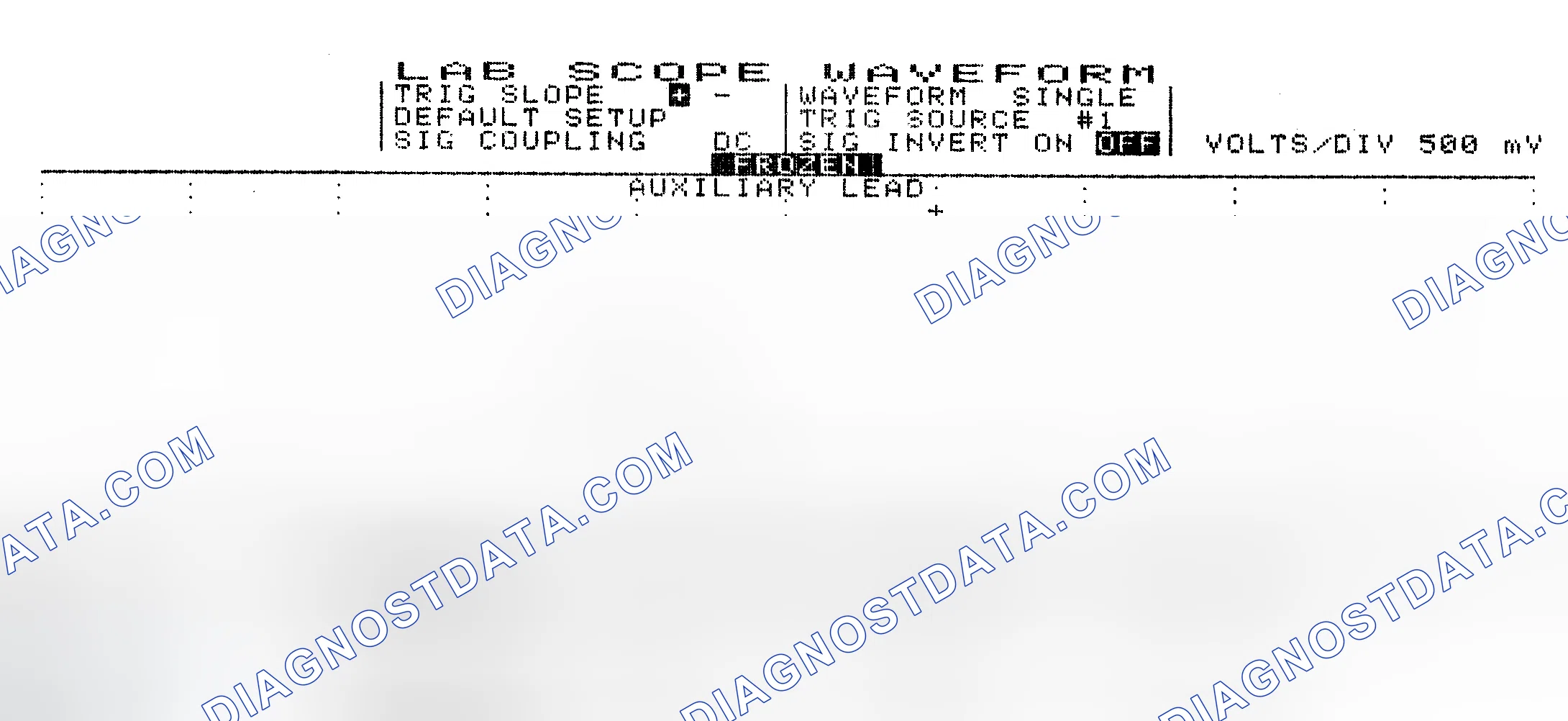 Scheme 10: Single Injector w/Excessive Current Flow - Current Pattern
