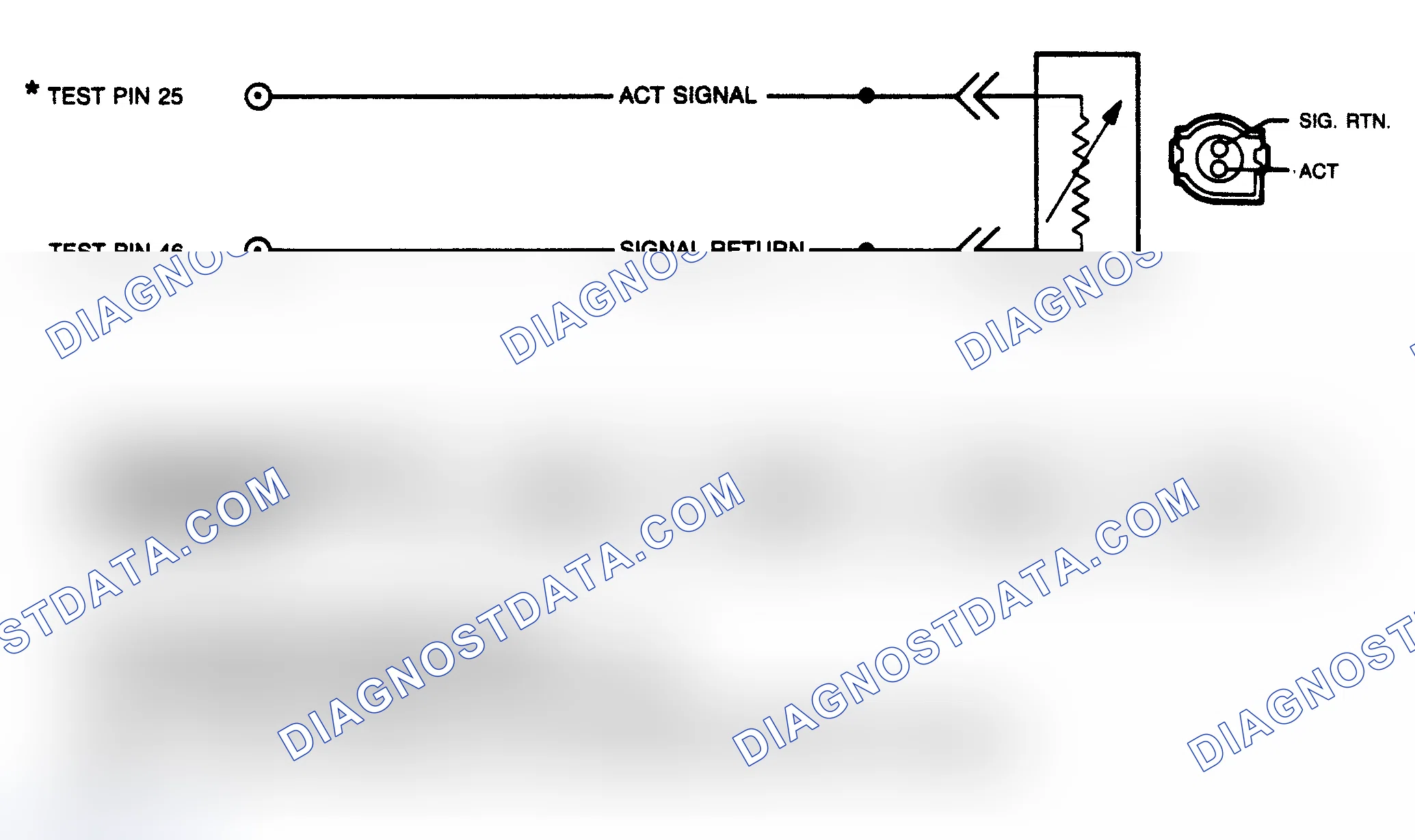Scheme 43: Air Charge Temperature (ACT) Sensor Circuit