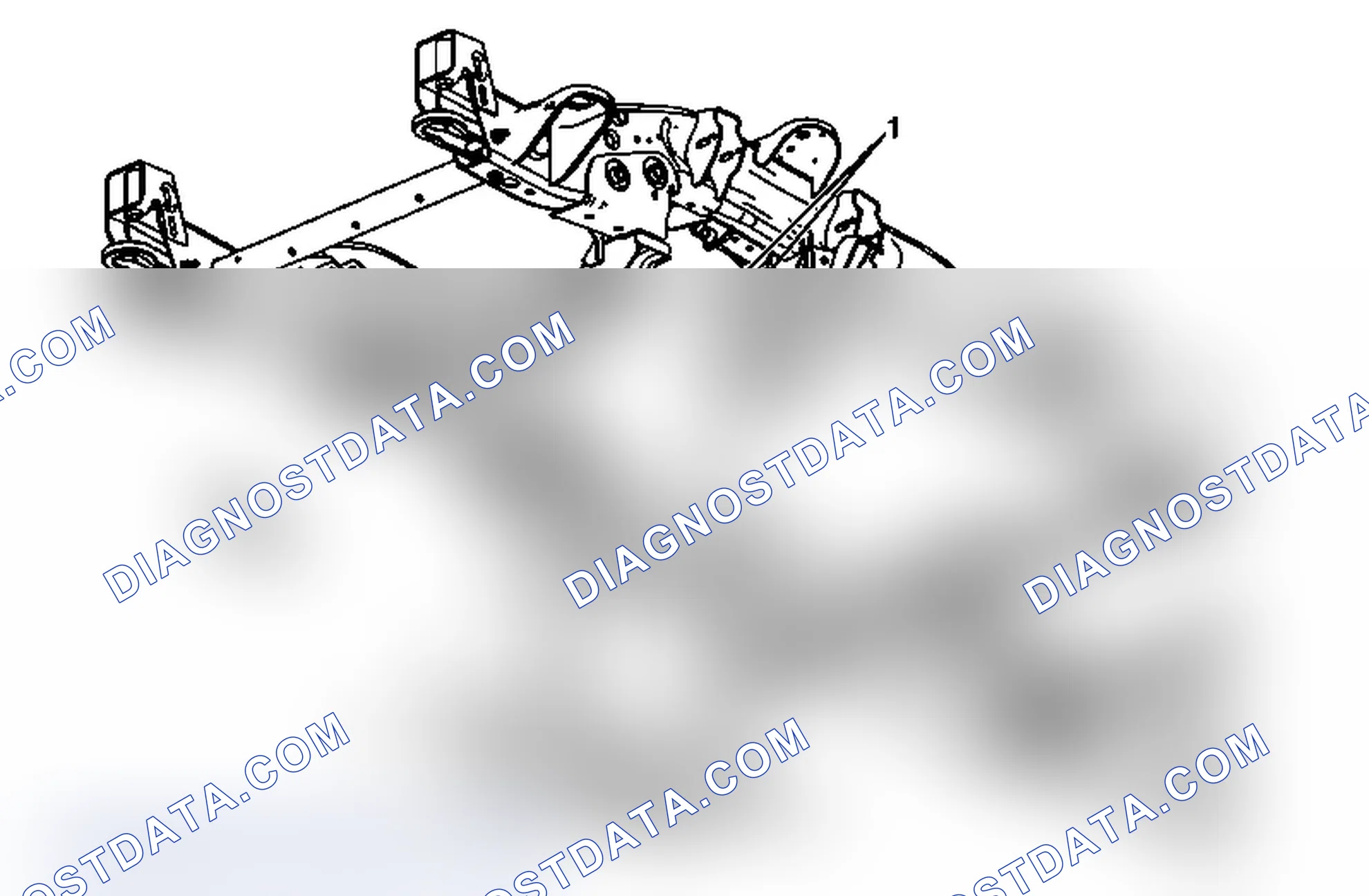 Scheme 5: Drivetrain and Front Suspension Frame Front Crossmember Replacement (2WD 2500HD, 3500)