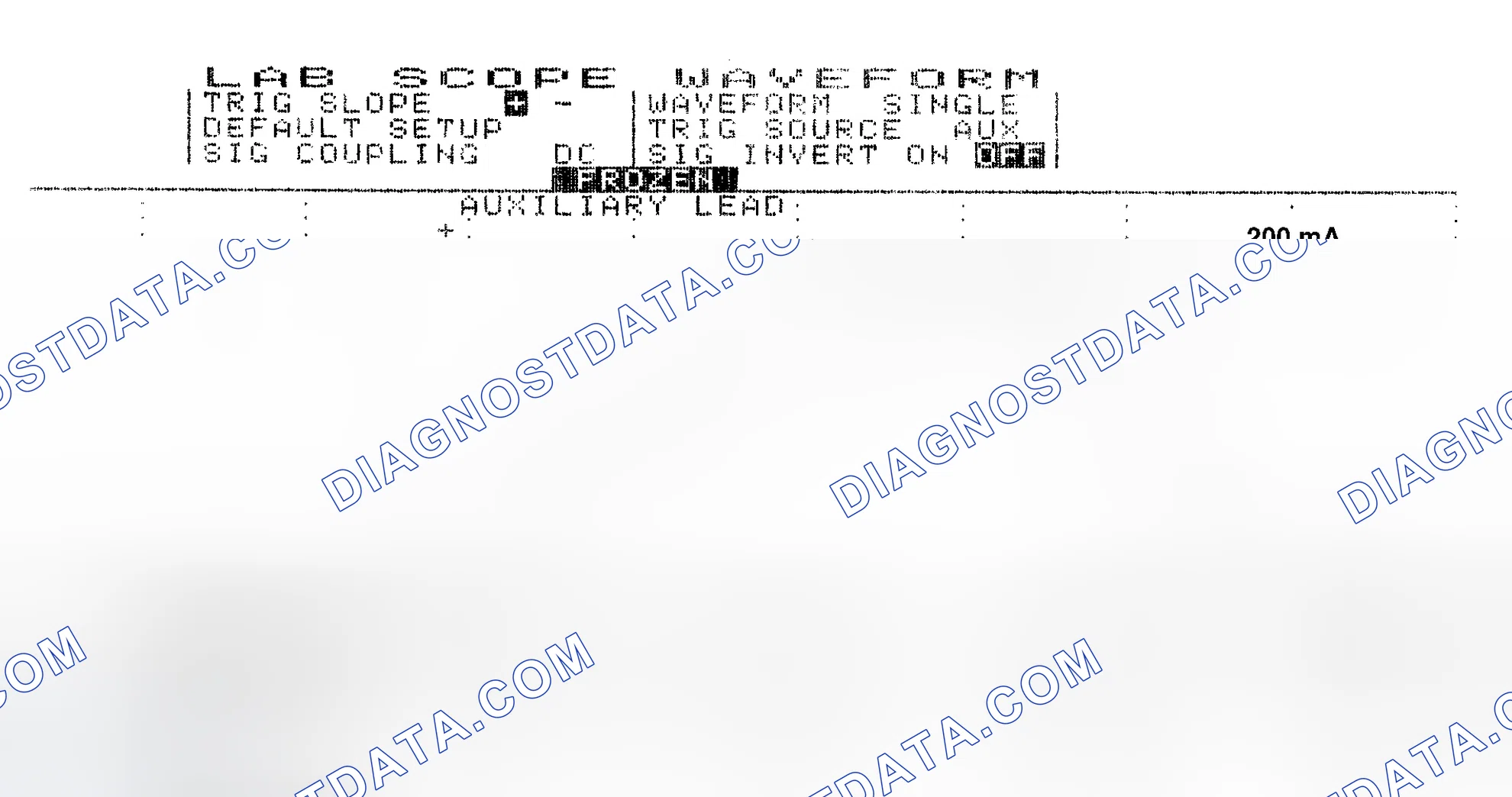 Scheme 13: Single Injector w/Normal Current Flow - Current Pattern