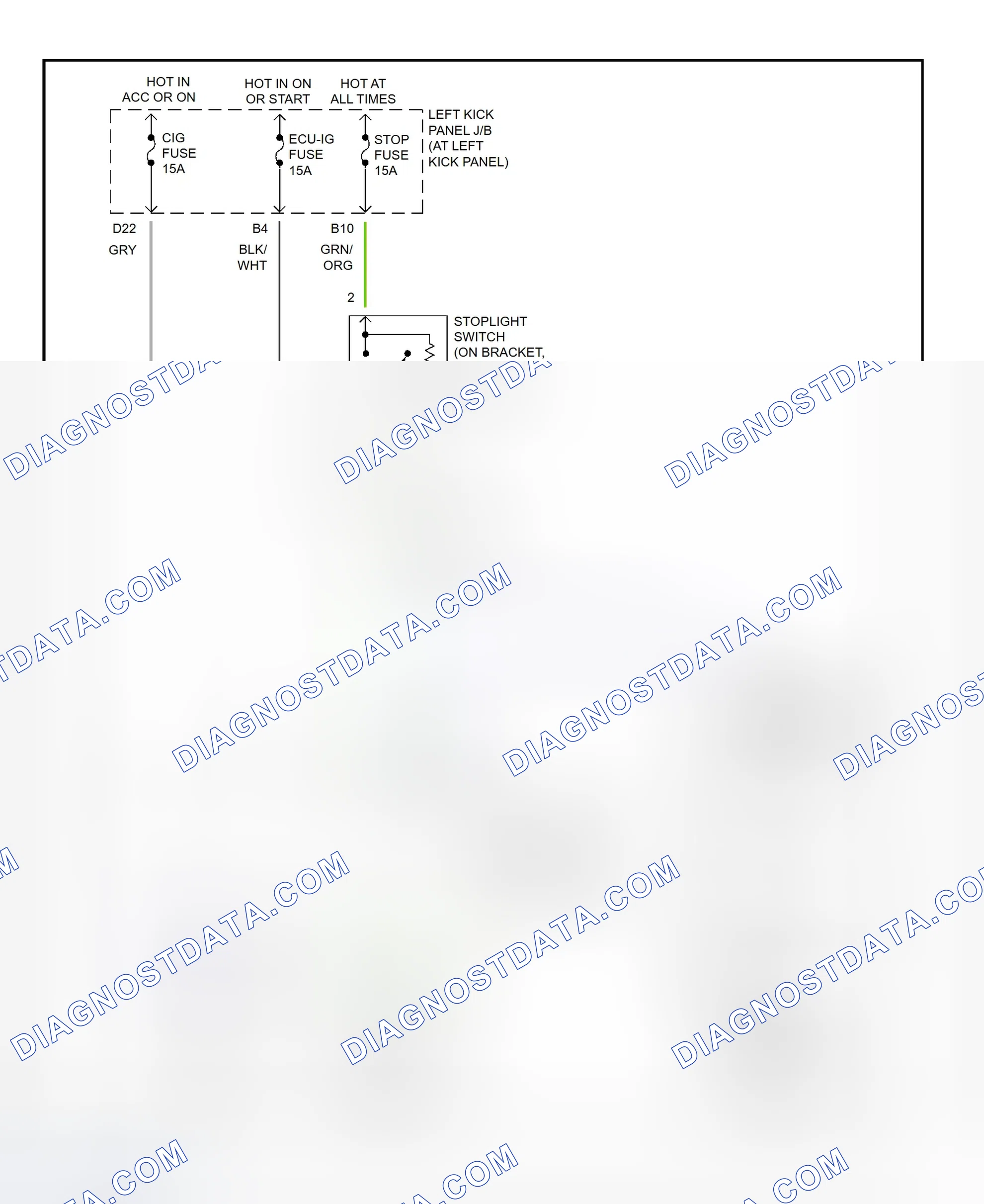 Scheme 397: Shift Interlock System Wiring Diagram (2002 - Toyota Land Cruiser)